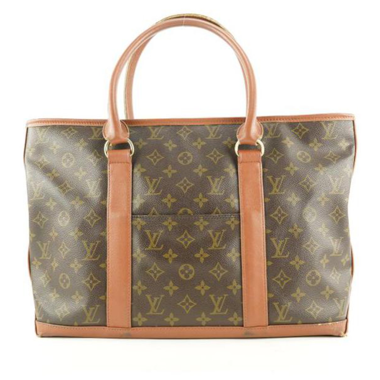 Louis Vuitton Monogram Sac Weekend Zip tote bag Leather ref.298138