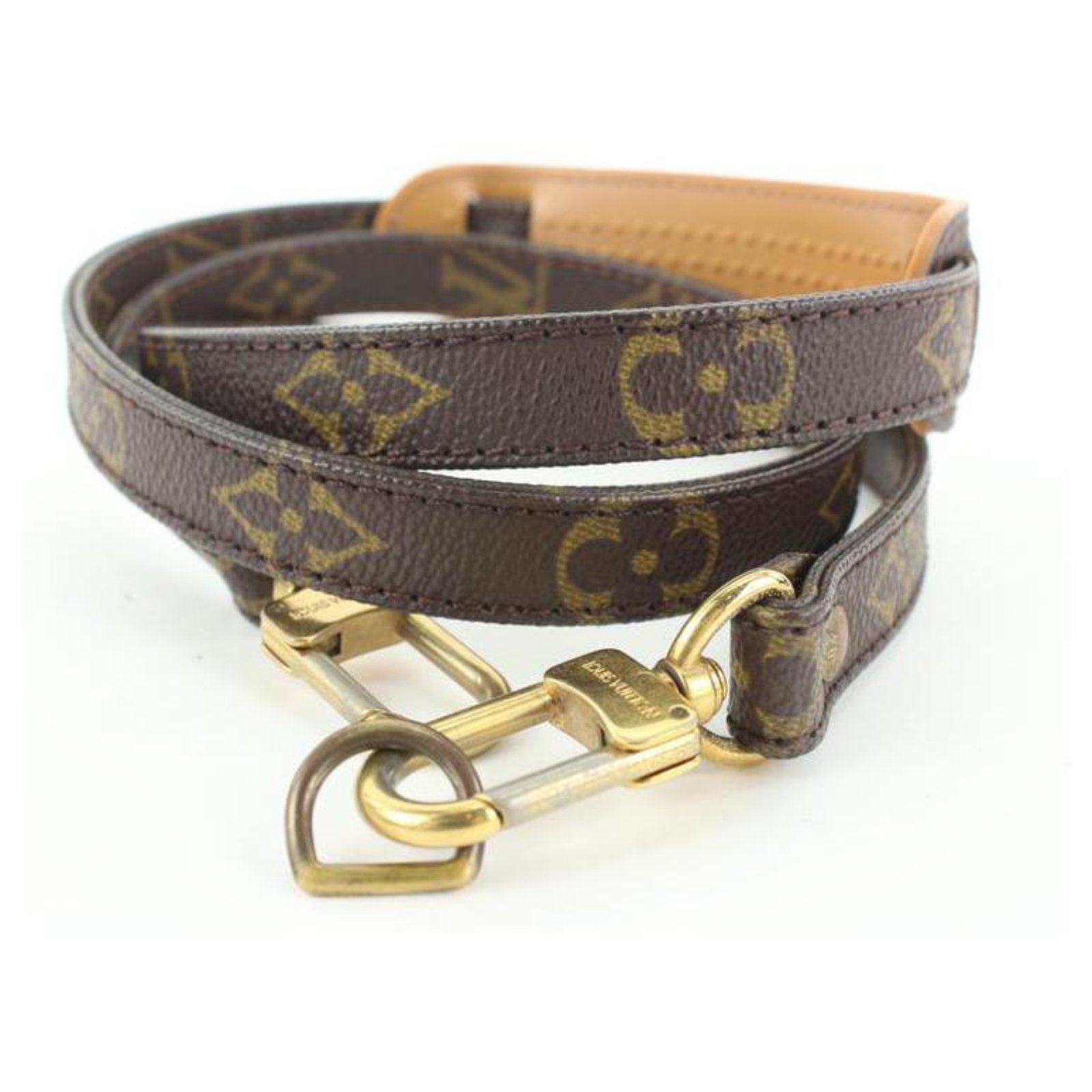 Louis Vuitton 43 Monogram Strap Bandouliere Leather ref.298240 - Joli  Closet