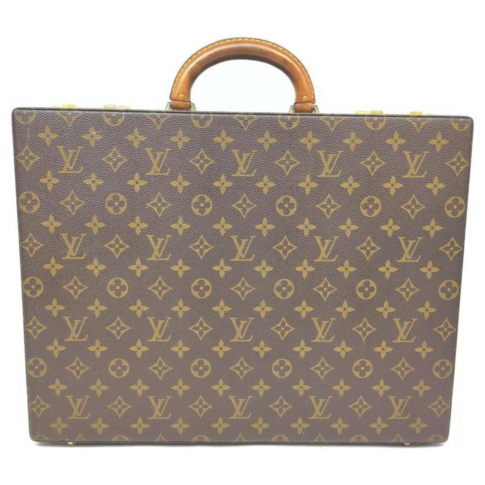 Louis Vuitton Monogram President Classeur Attache Hard Trunk Case Metal  ref.298514 - Joli Closet
