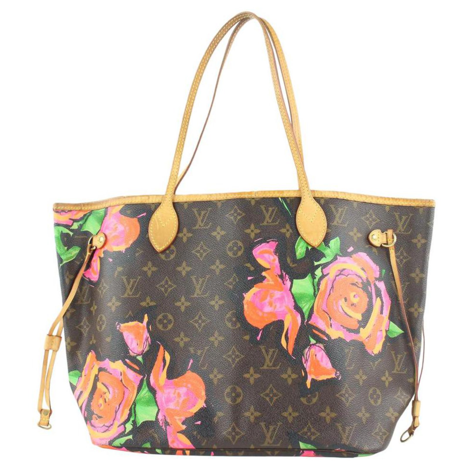 Louis Vuitton Stephen Sprouse Roses Graffiti Neverfull MM Tote Bag Leather  ref.298637 - Joli Closet