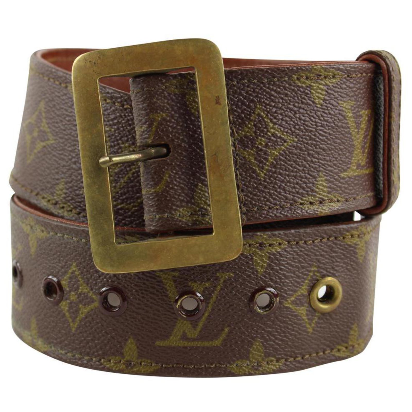 Louis Vuitton Vintage Gold Belt