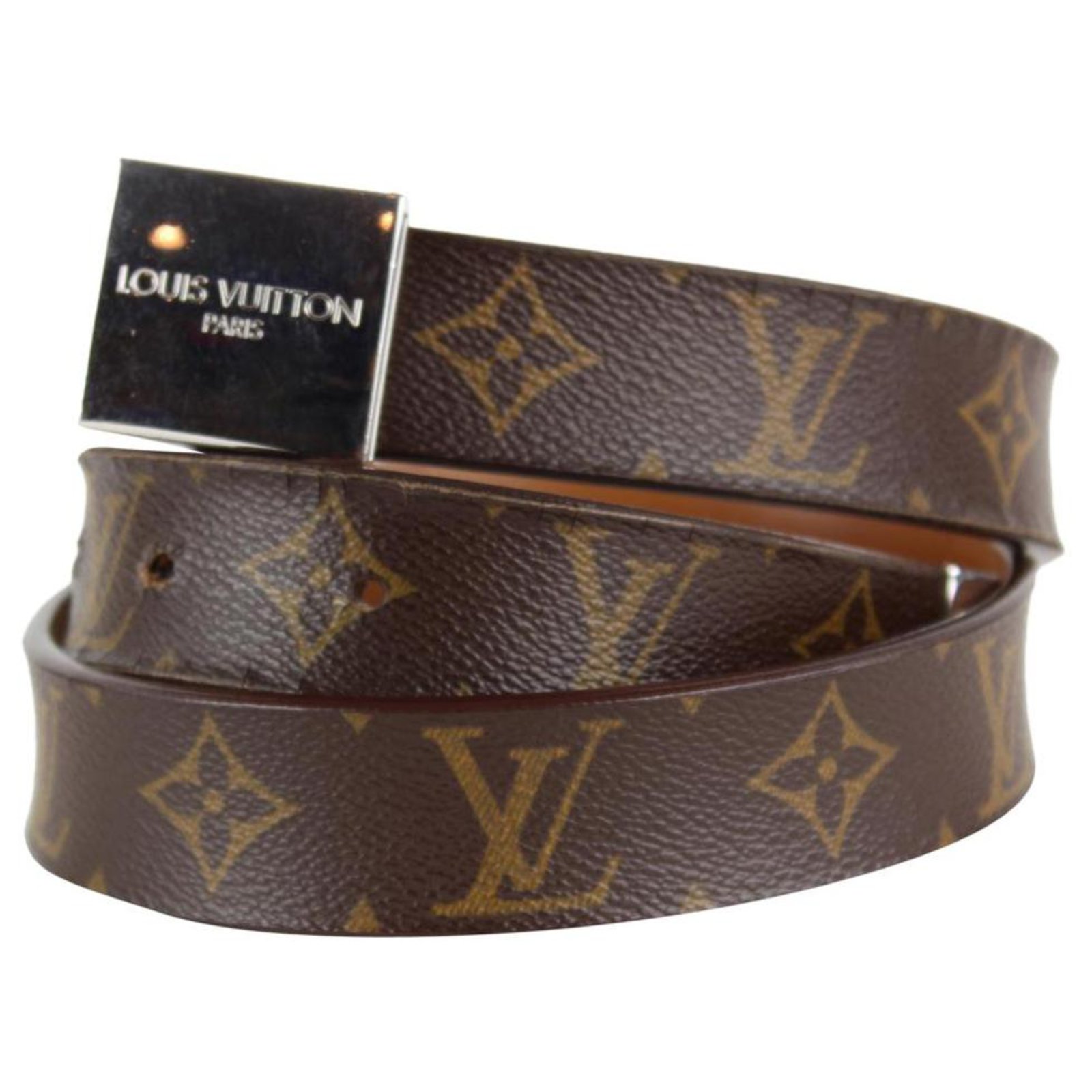 Vuitton Rare Monogram LV Logo 3lvs1214 Leather ref.298743 - Joli Closet