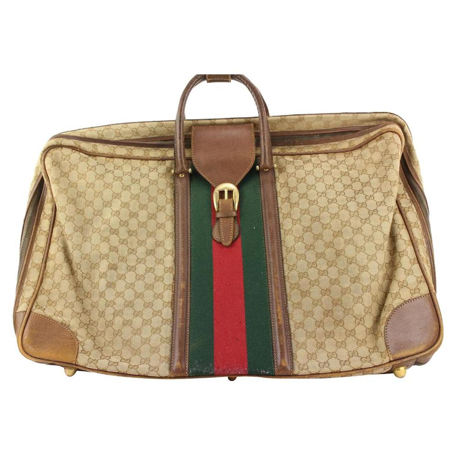 Gucci Borsa per valigia XL con monogramma GG Web Pelle ref.298759 - Joli  Closet