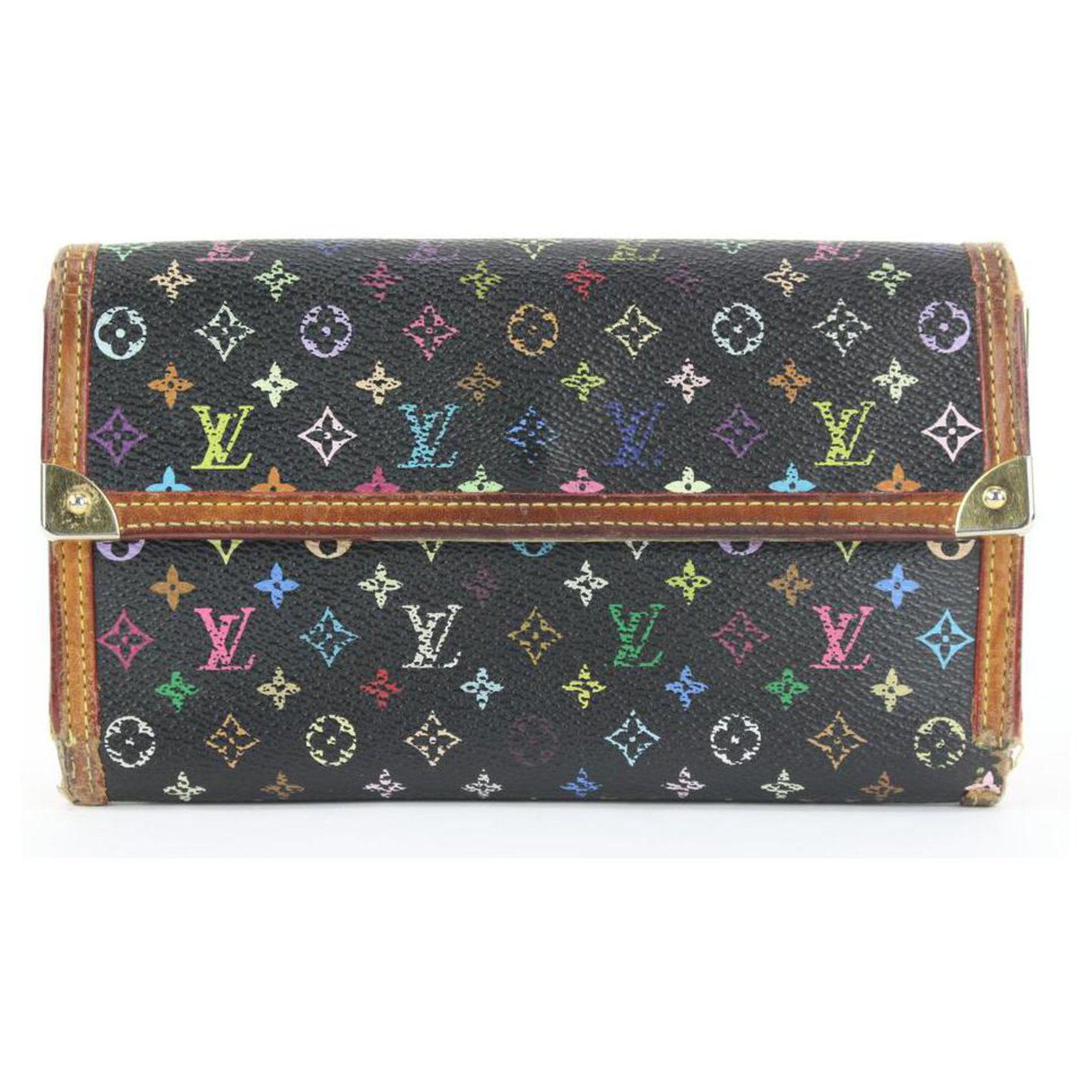 Louis Vuitton 2011 Multicolour Monogram Portefeuille Sarah Wallet - Farfetch