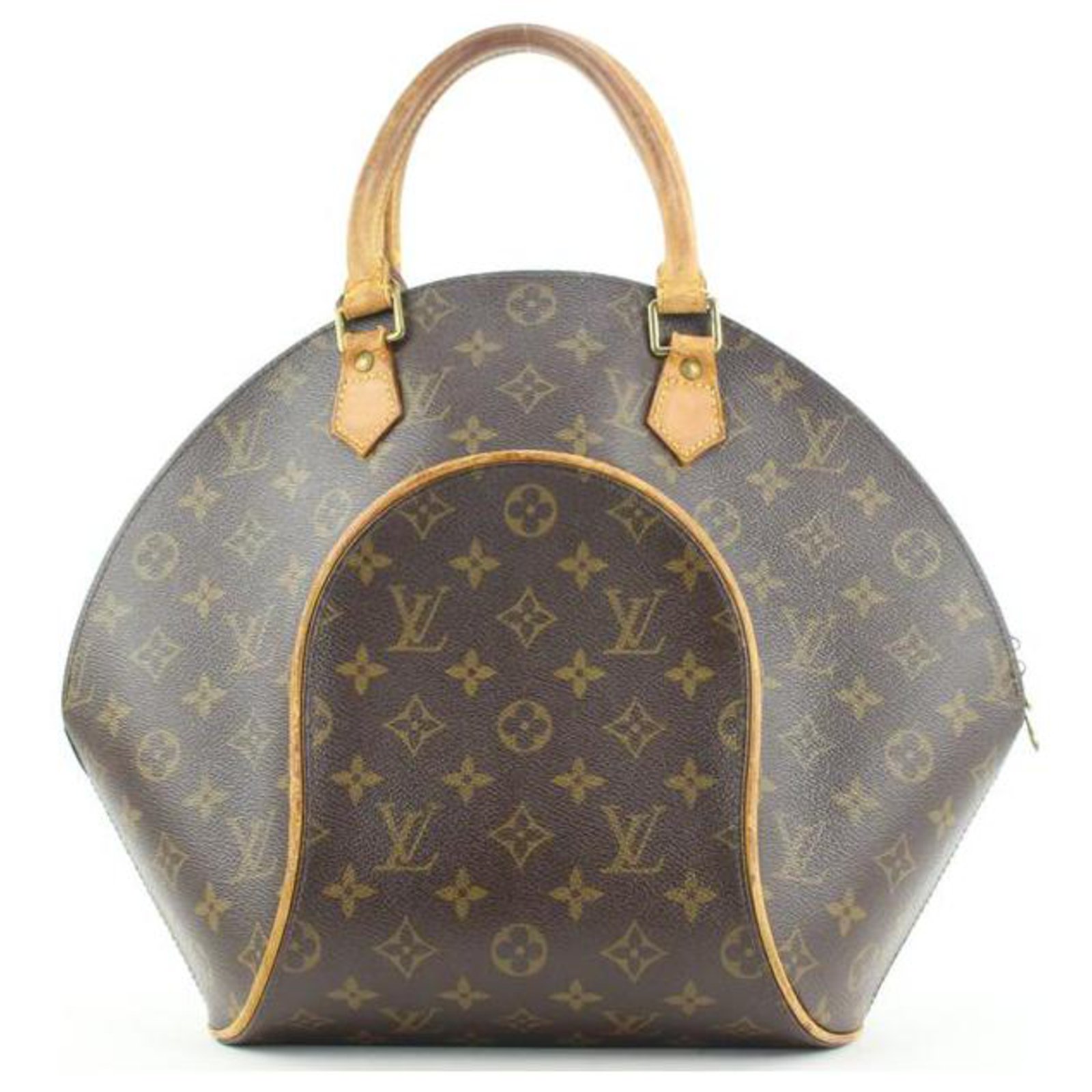 Louis Vuitton Monogram Ellipse MM Bag Shell Dome Bowler Leather