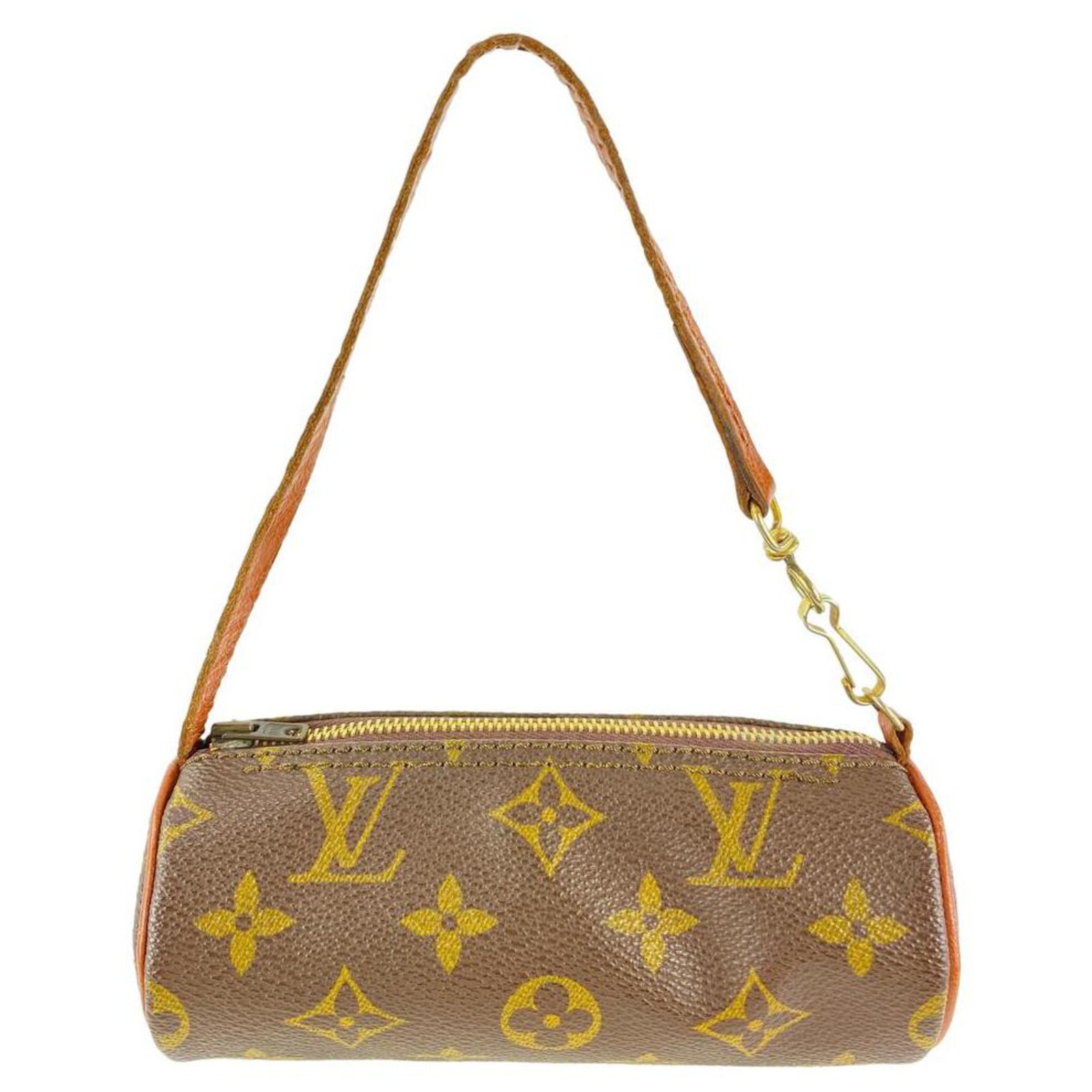 Louis Vuitton Mini Monogram Papillon Wristlet Bag 24l858 Leather