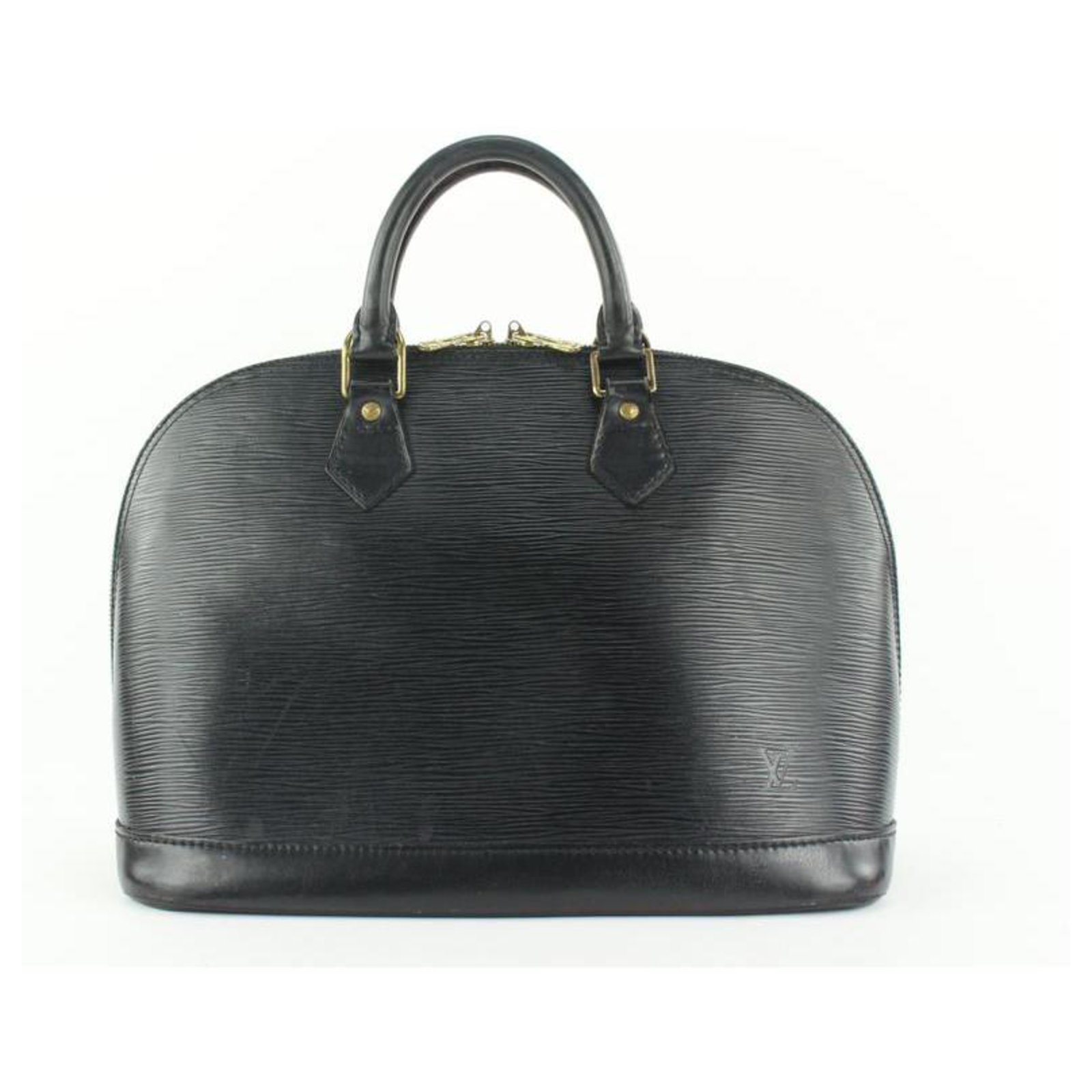 Louis Vuitton Black Epi Leather Noir Alma PM Bag ref.299010 - Joli Closet