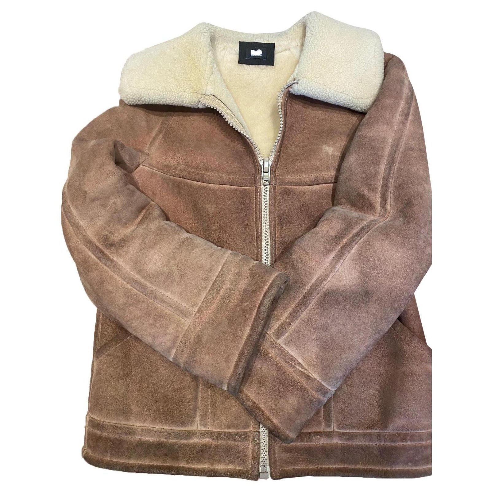 dolce and gabbana shearling jacket