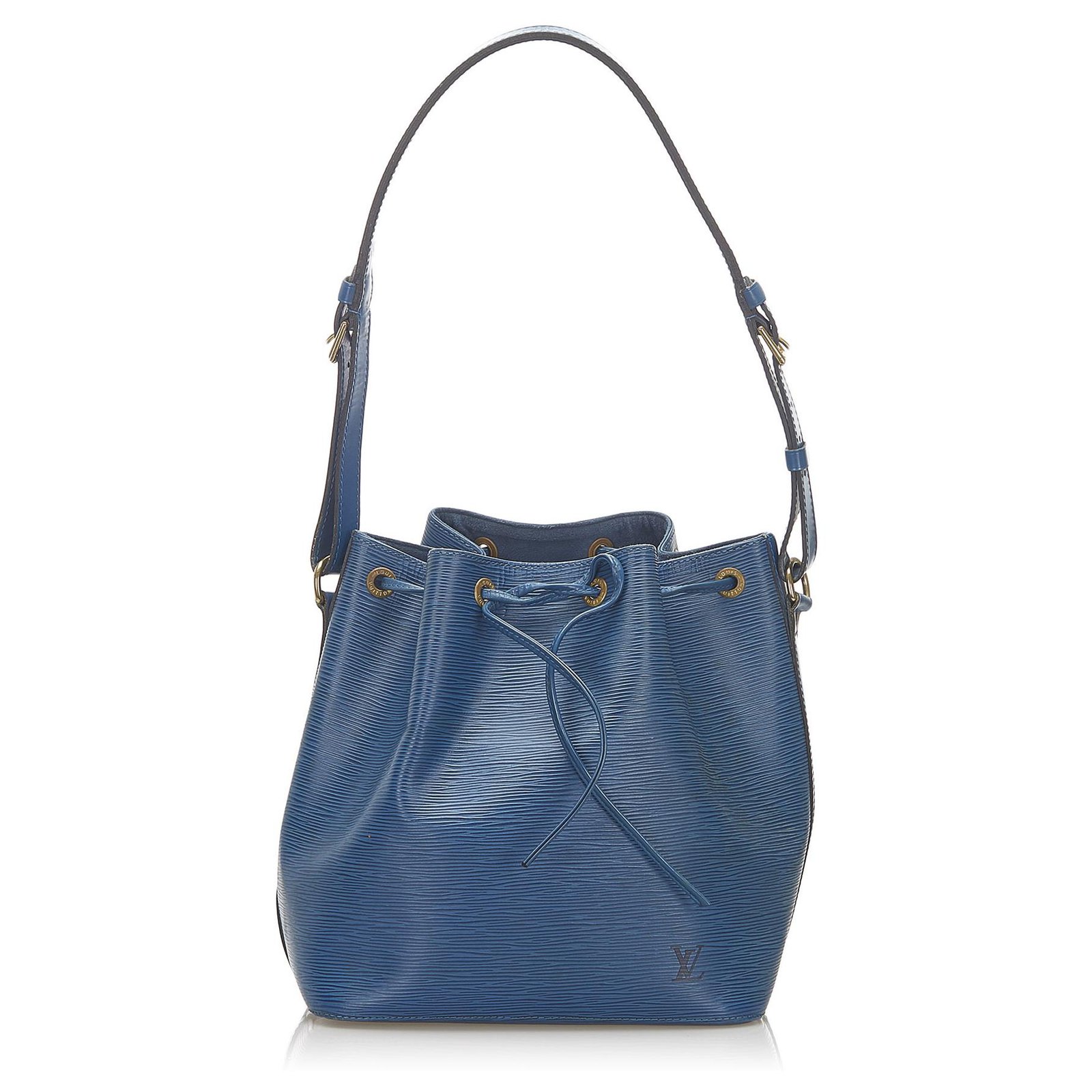 Louis Vuitton Toledo Blue Epi Leather Petit Noe Bag Louis Vuitton