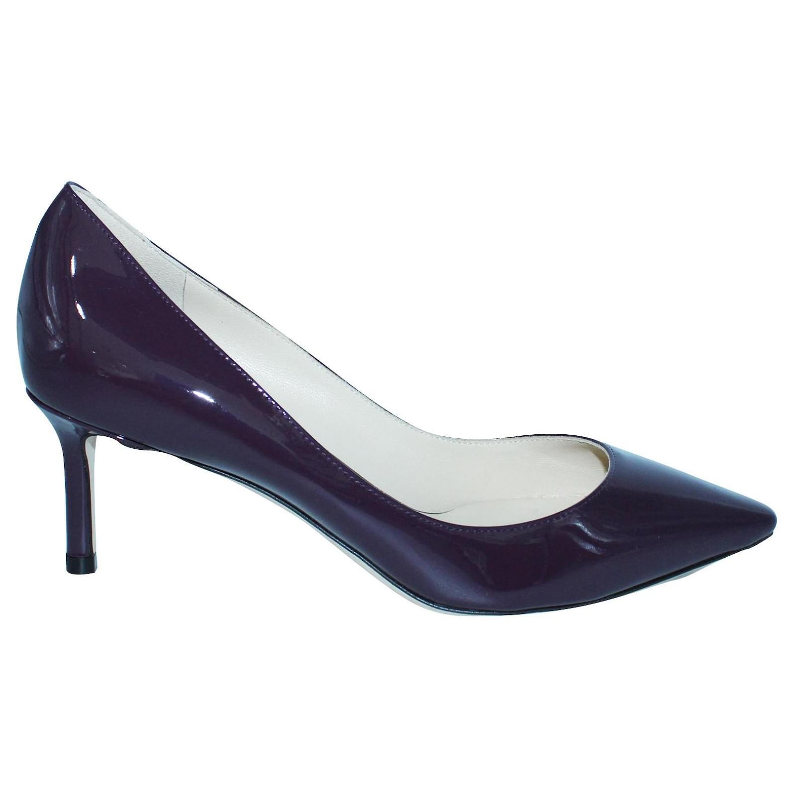 Leather Jimmy Choo Romy 65 Romy 60 Patent-leather Pumps Black