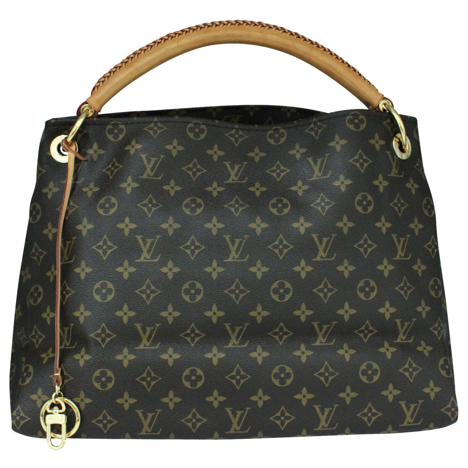 Louis Vuitton Artsy MM Monogram Canvas Tote Handbag