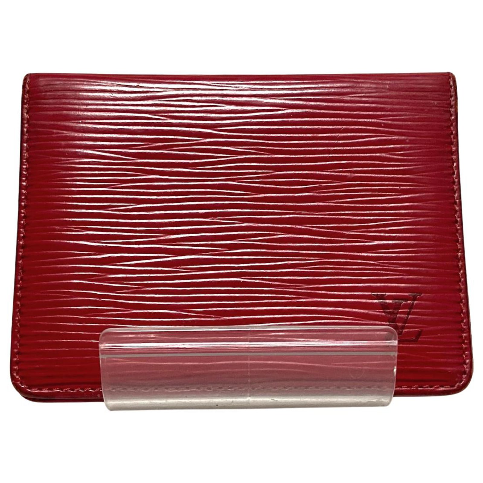 Louis Vuitton Porte Carte X Suprême Cuir épi Rouge - IconPrincess