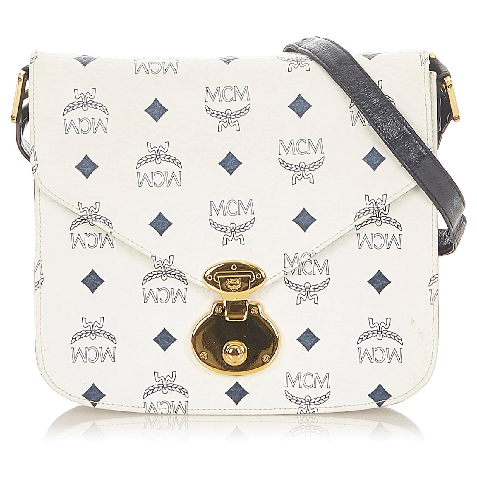mcm patricia visetos shoulder bolsa
