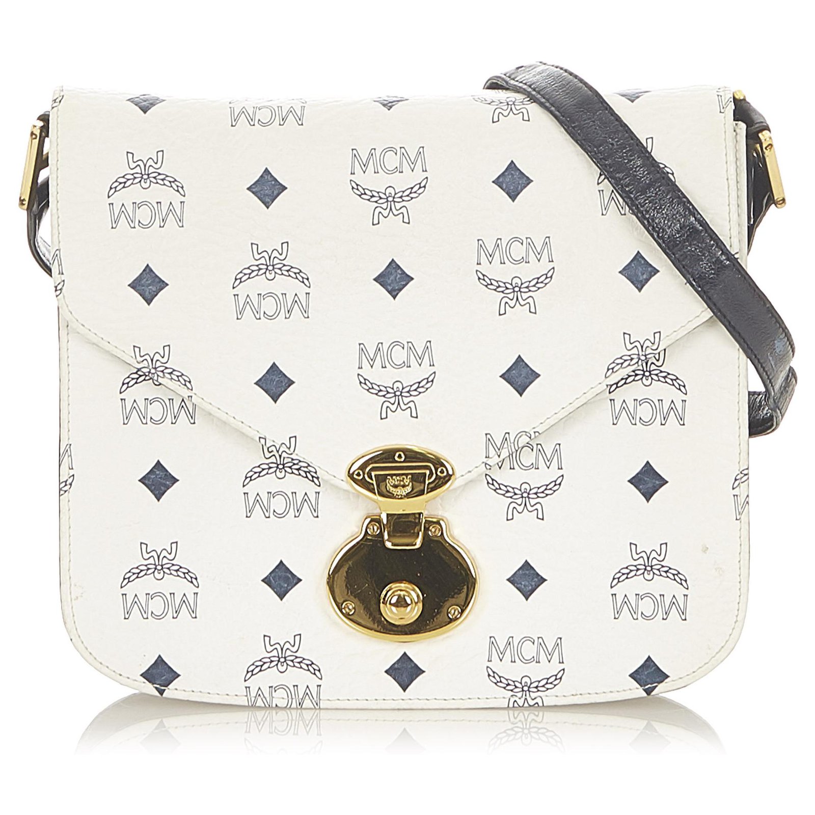 MCM Small Leather Patricia Shoulder Bag