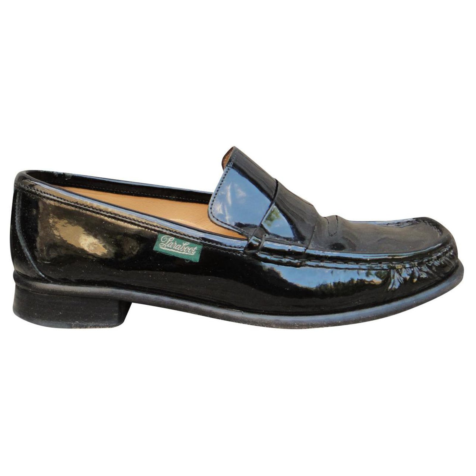 Paraboot patent loafers 40 Black Patent leather ref.302621 - Joli Closet
