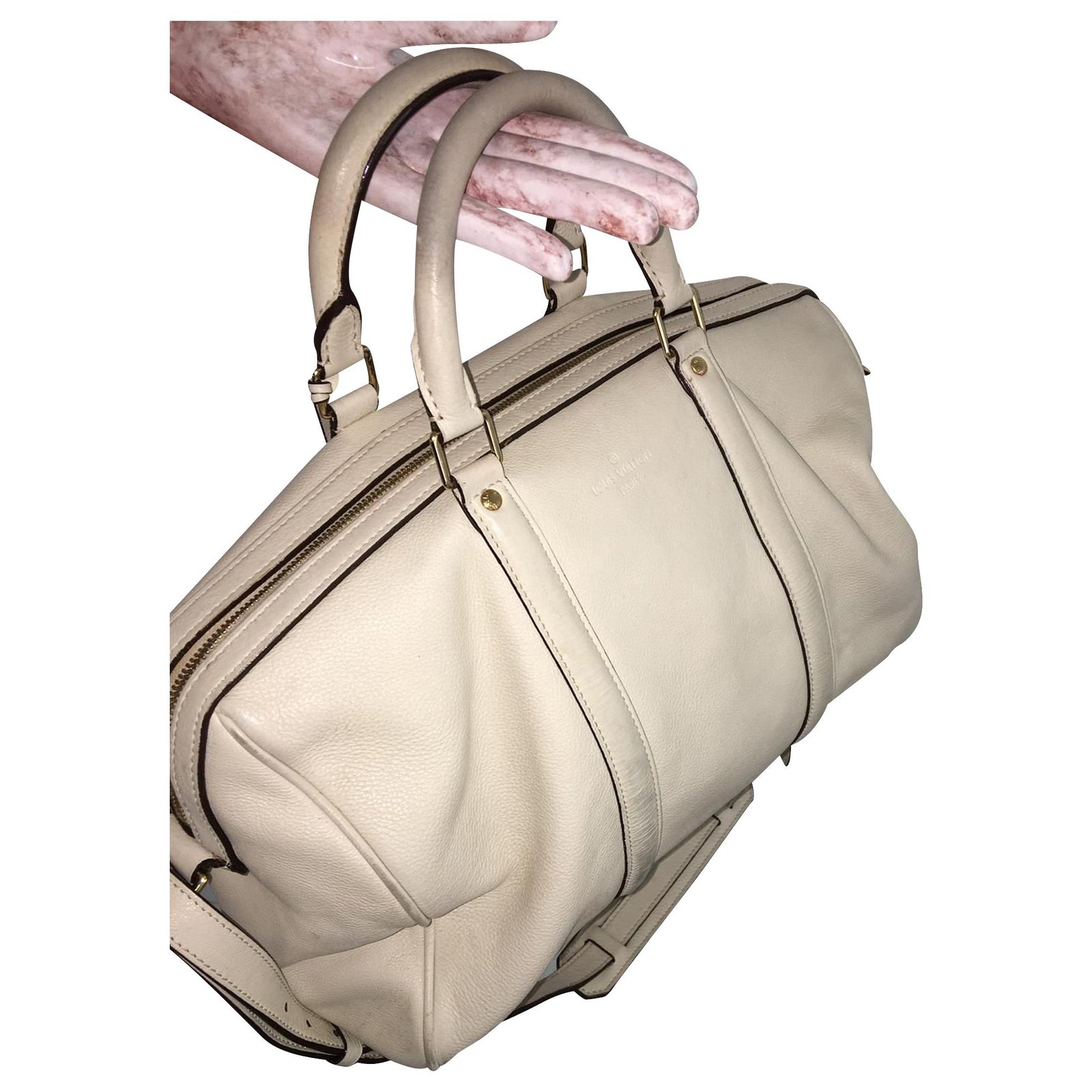 Louis Vuitton Nude Keepall Bandouliere 35 Leather ref.302867