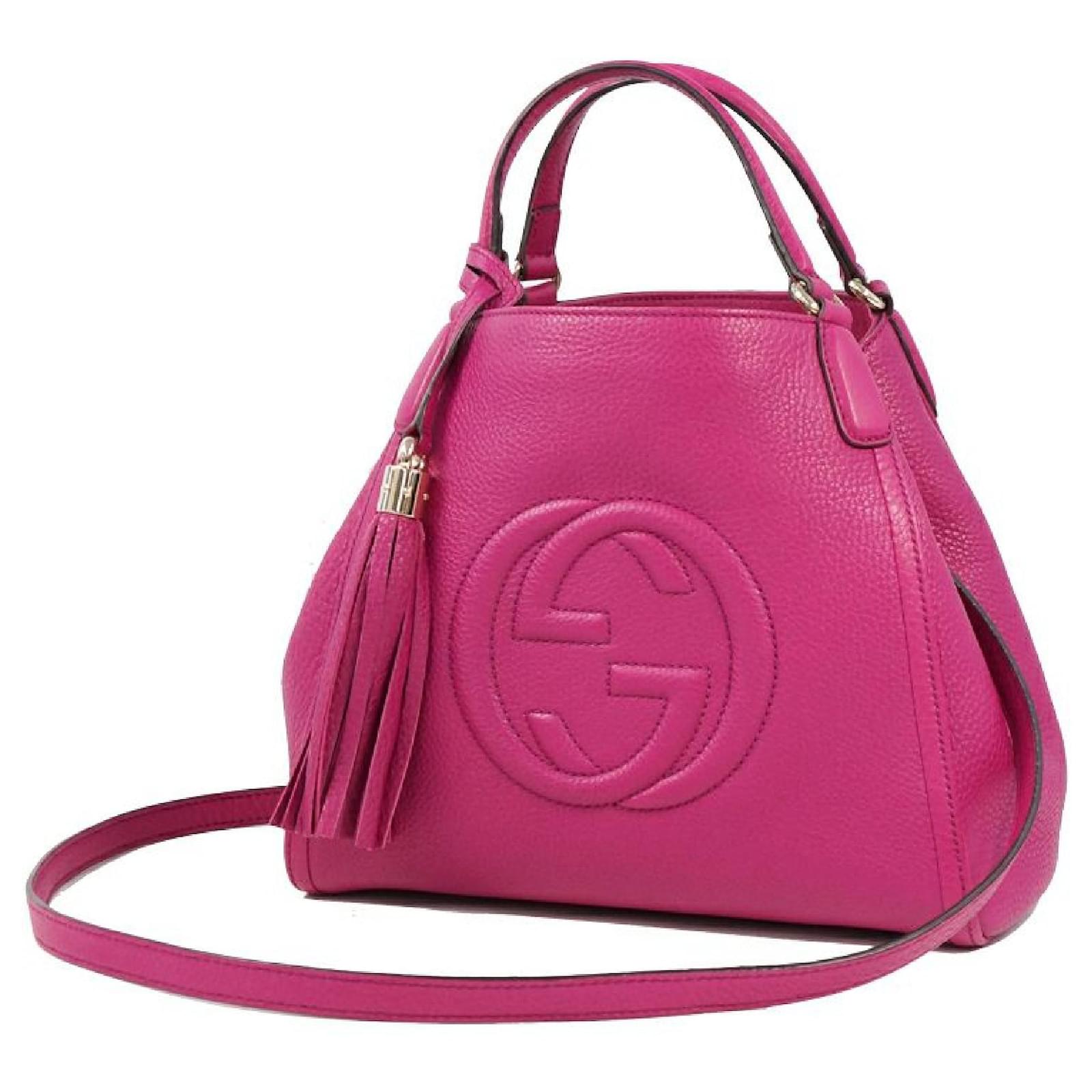 Gucci 2Bolso de hombro WAY Bolso de mujer con flecos Soho 336751