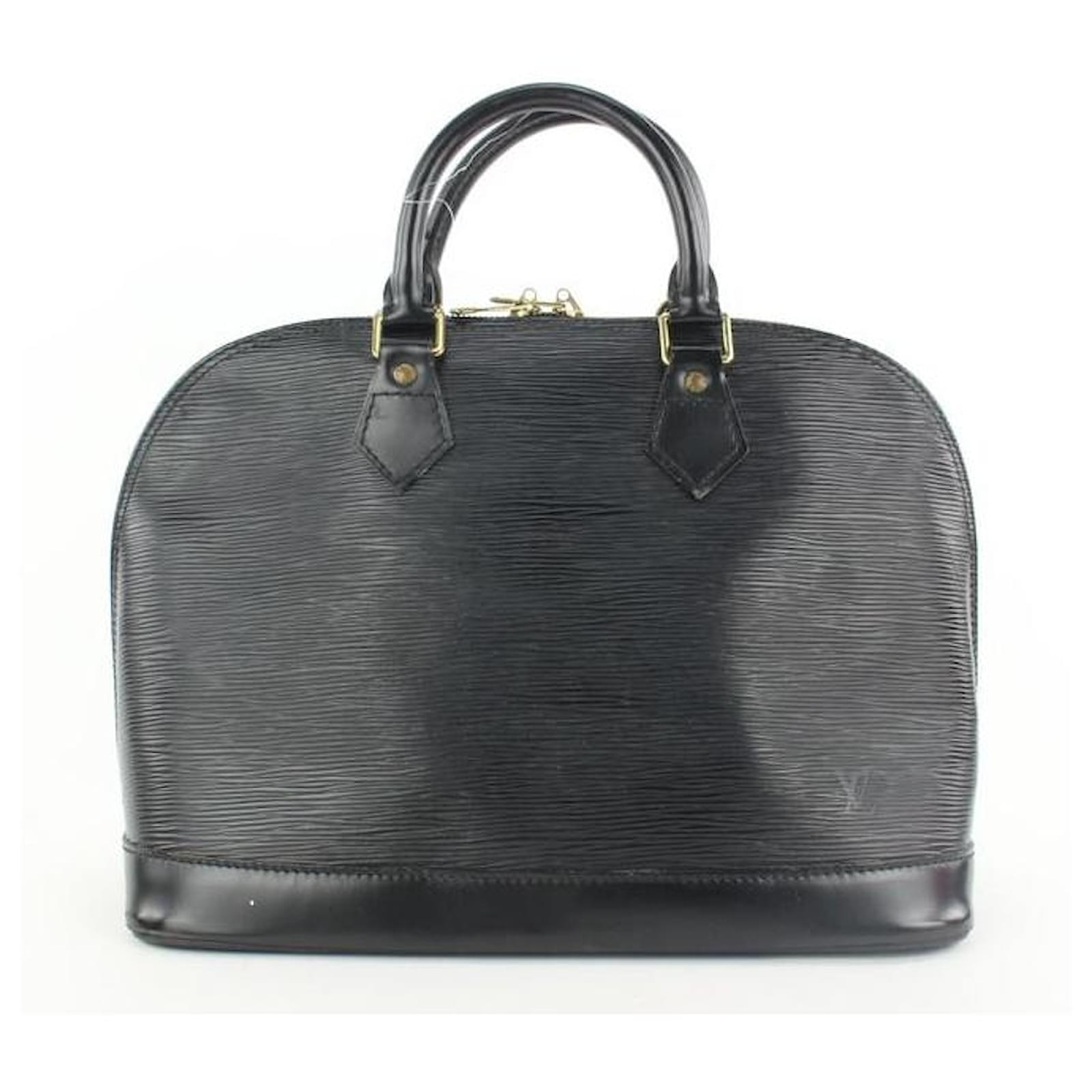 Louis Vuitton Bauletto Noir Alma PM in pelle Epi nera ref.303303 - Joli  Closet