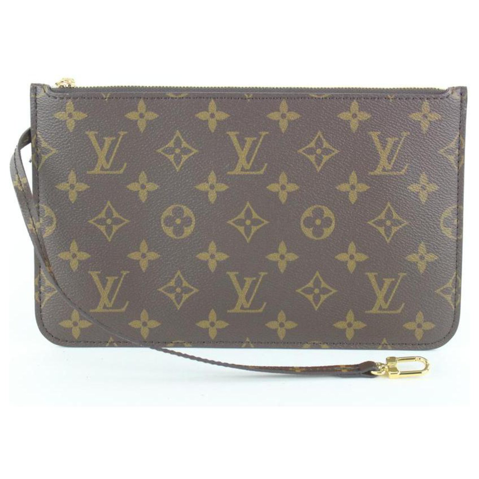 Louis Vuitton Monogram Teddy Neverfull Pochette Wristlet