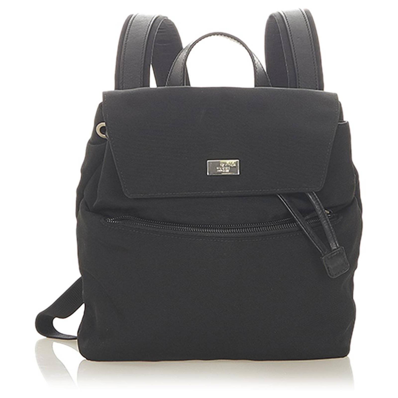 Gucci black canvas on sale backpack