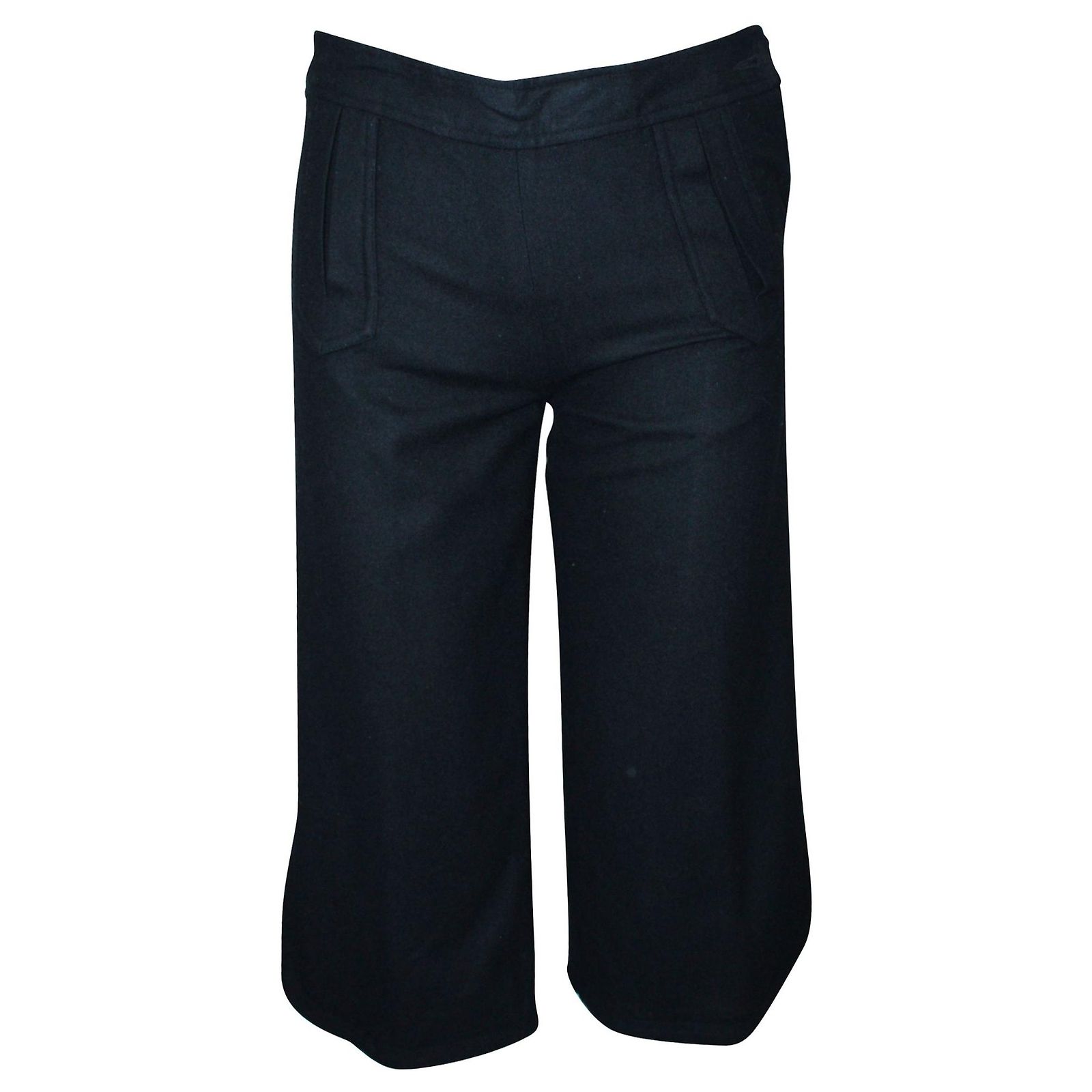 Max Mara Pantaloni larghi di lana neri Nero ref.305588 - Joli Closet