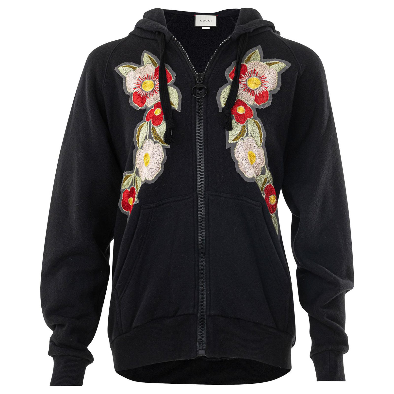 Embroidered Floral Hoodie