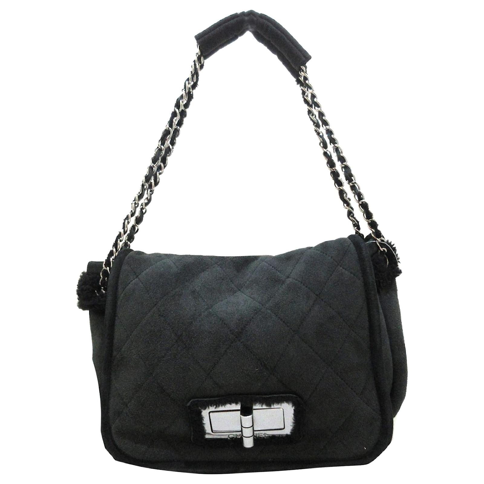 Mouton Retourné Sac A Main Cuir RetournÃ© Sac à Rabat En Cuir De