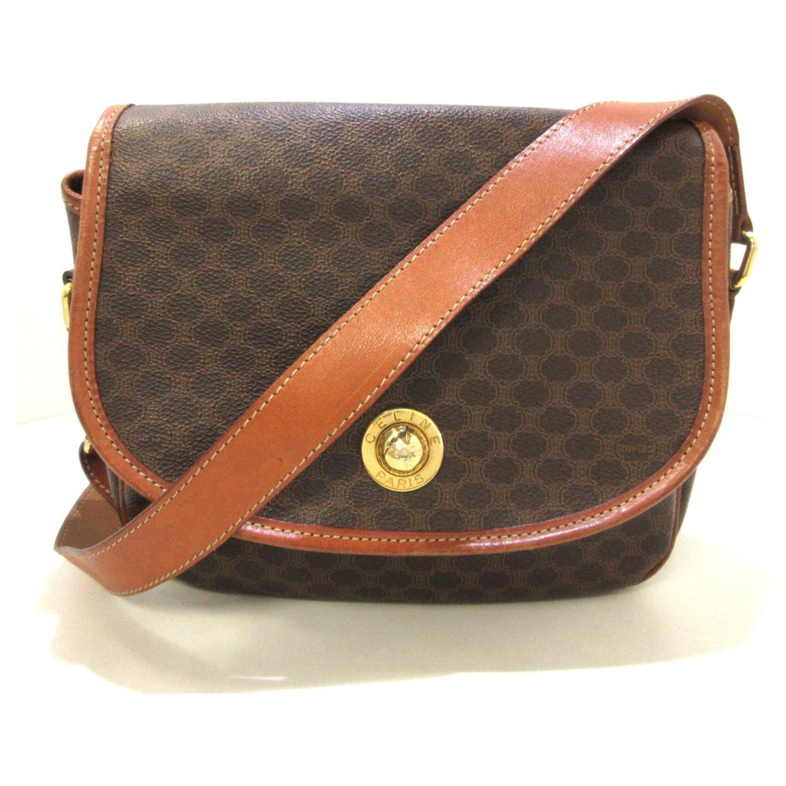 Céline shoulder bag Brown Cloth ref.305970 - Joli Closet