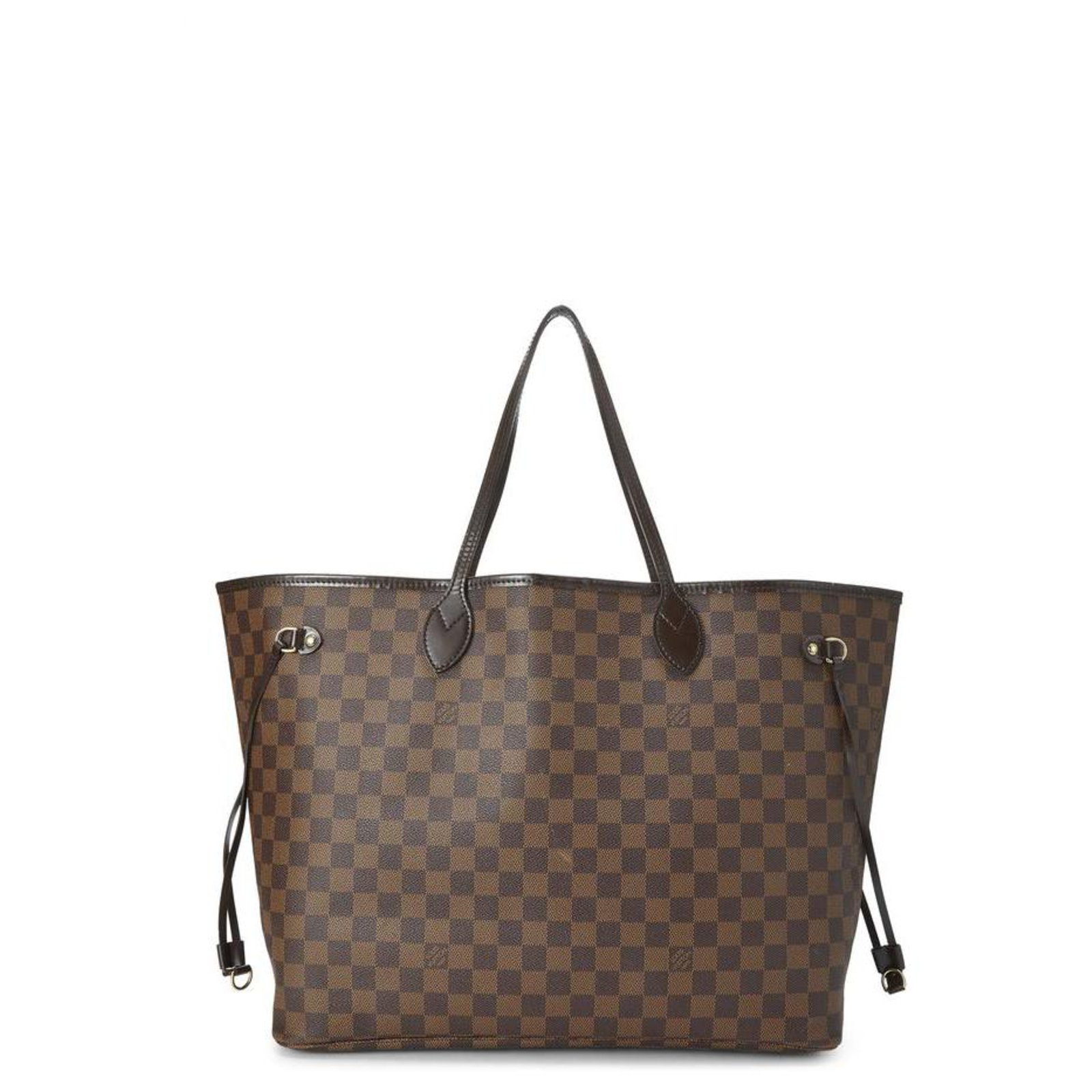 Louis Vuitton Large Damier Ebene Neverfull GM Tote bag Leather ref.306209 -  Joli Closet