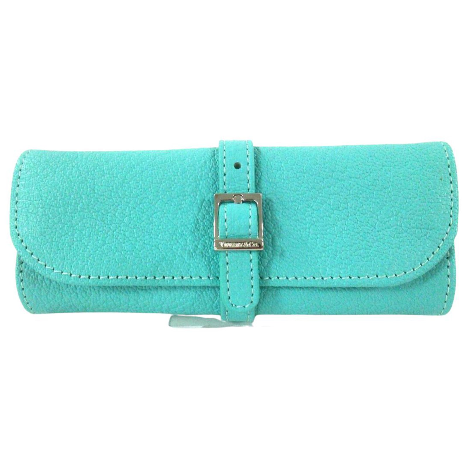 TIFFANY & CO. wallet Light blue Leather ref.306871 - Joli Closet
