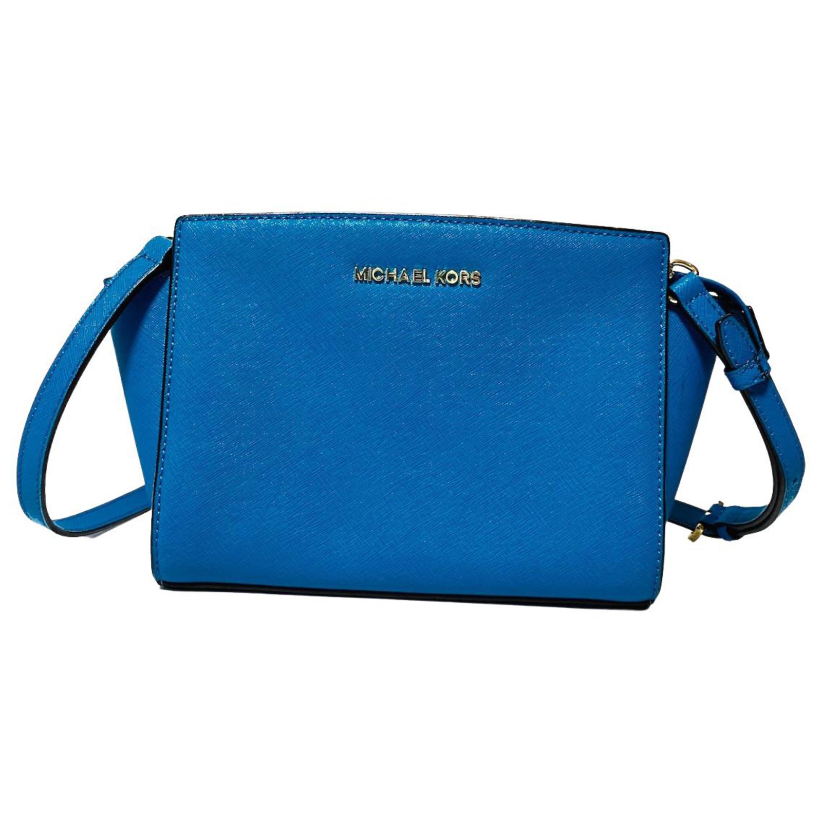 Michael Kors Shoulder bag Blue Leather ref.306994 - Joli Closet