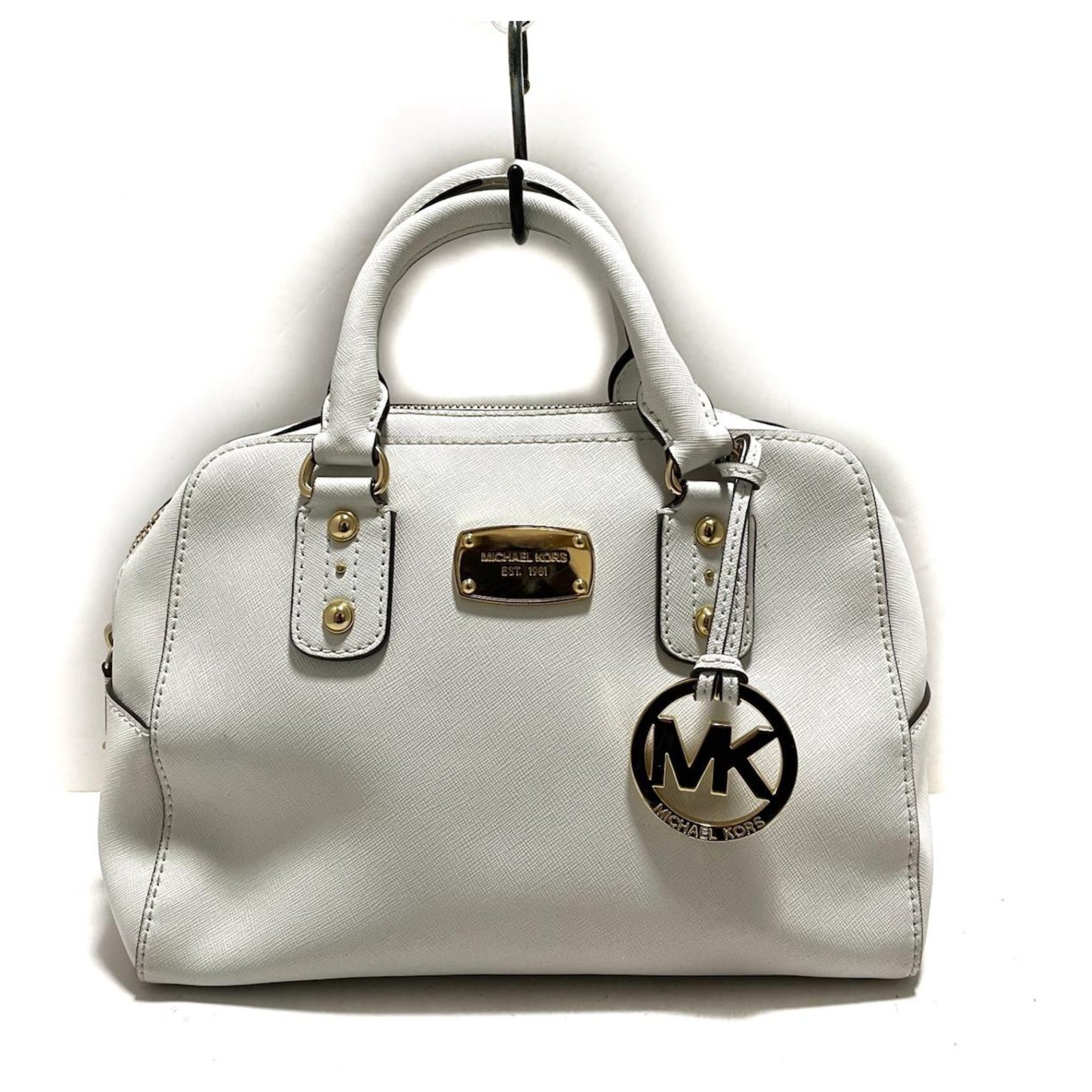 Michael Kors Handbag White Leather  - Joli Closet