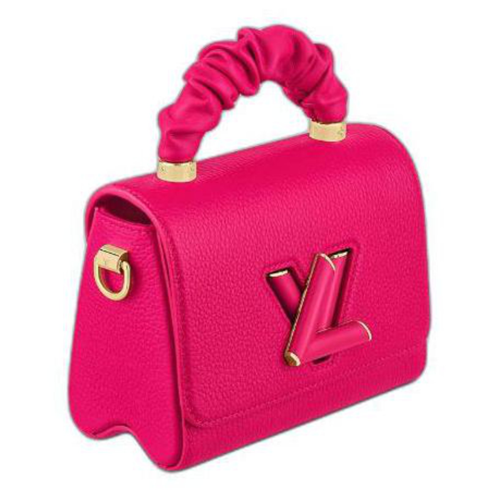 Twinset leather handbag Louis Vuitton Pink in Leather - 27446812