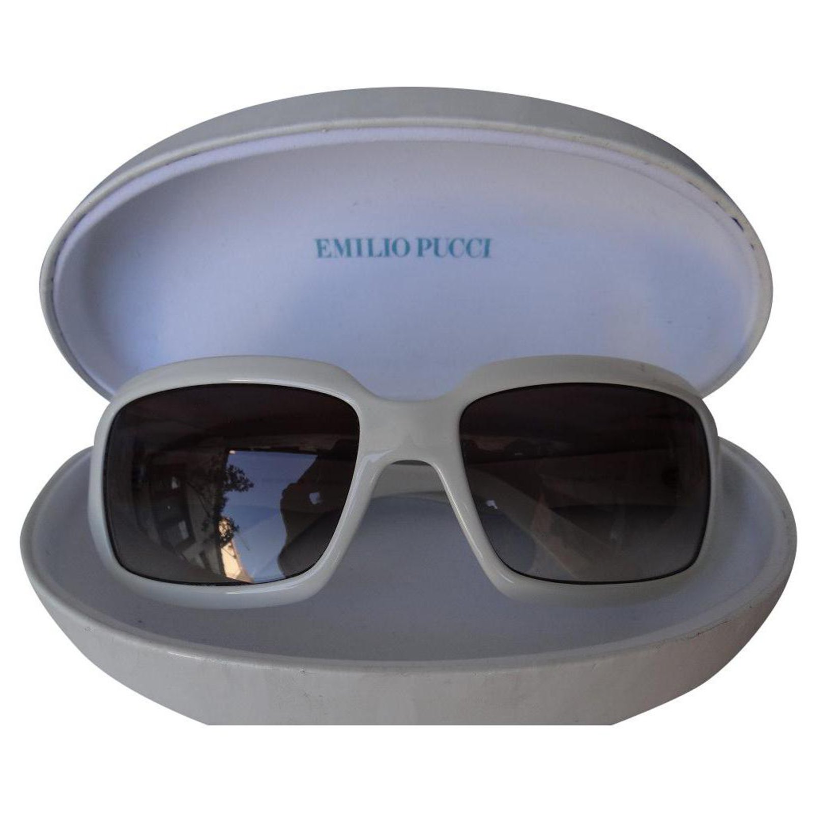 Emilio Pucci Silver Women Women's Sunglasses