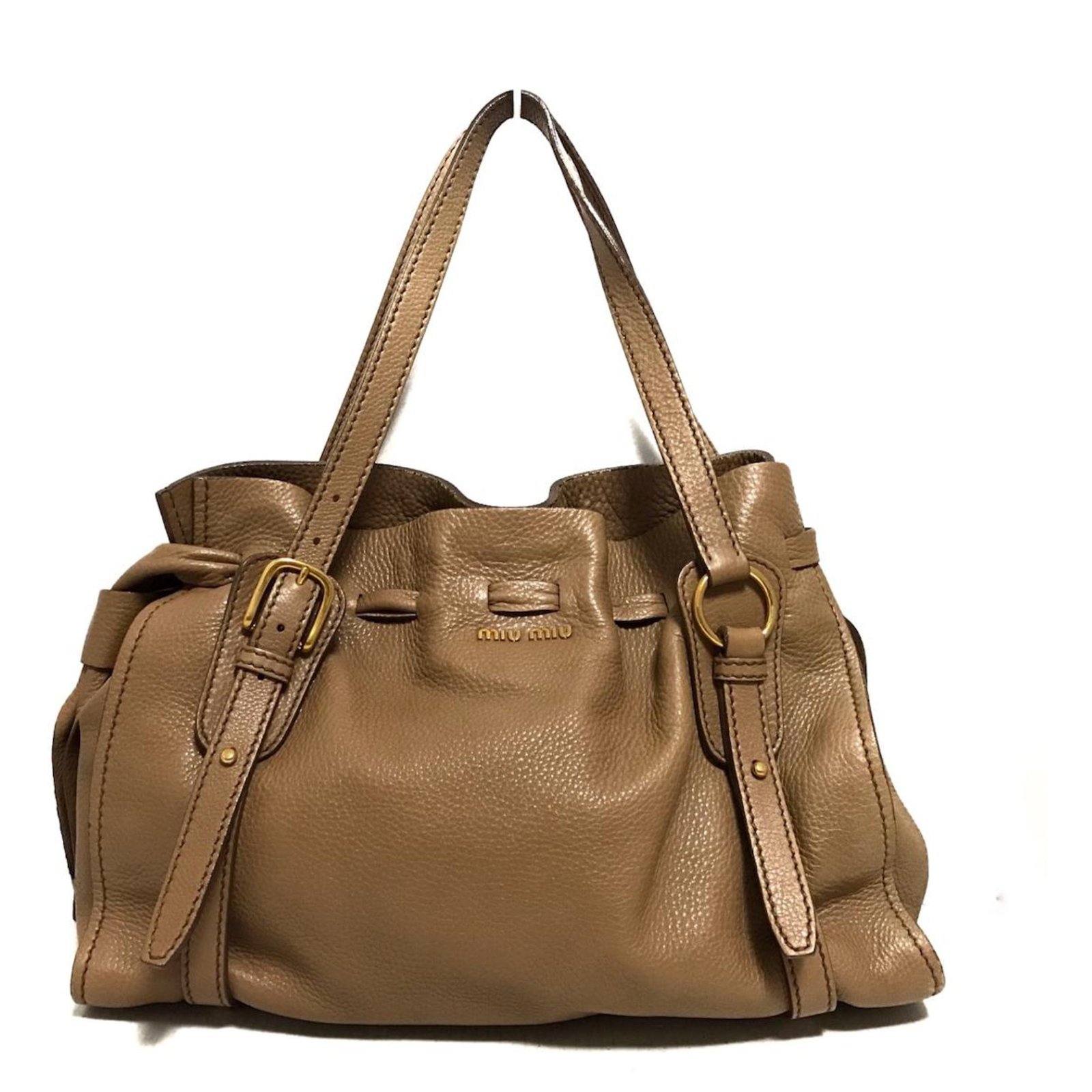 Miu Miu Tote Bag tan color