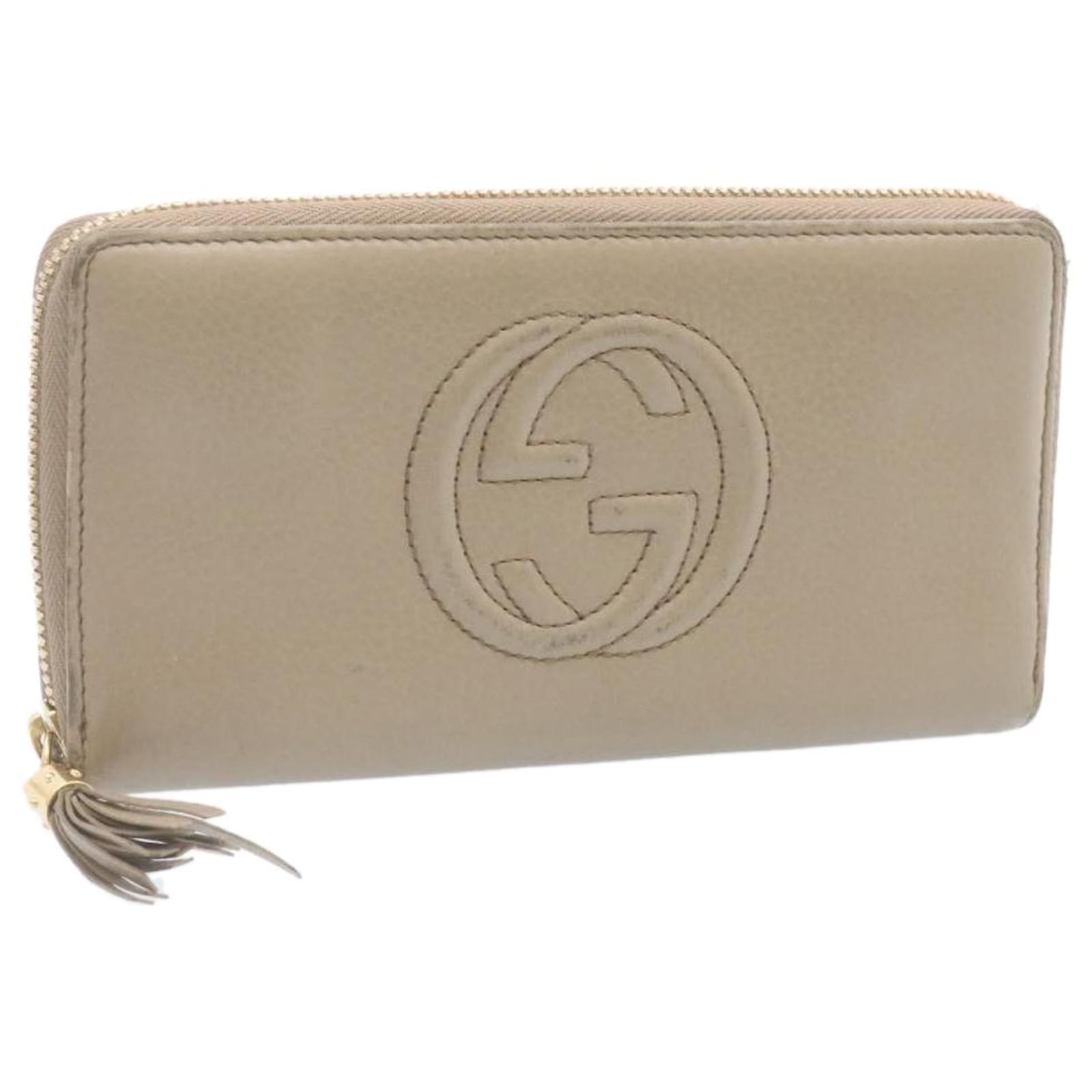 gucci wallet beige