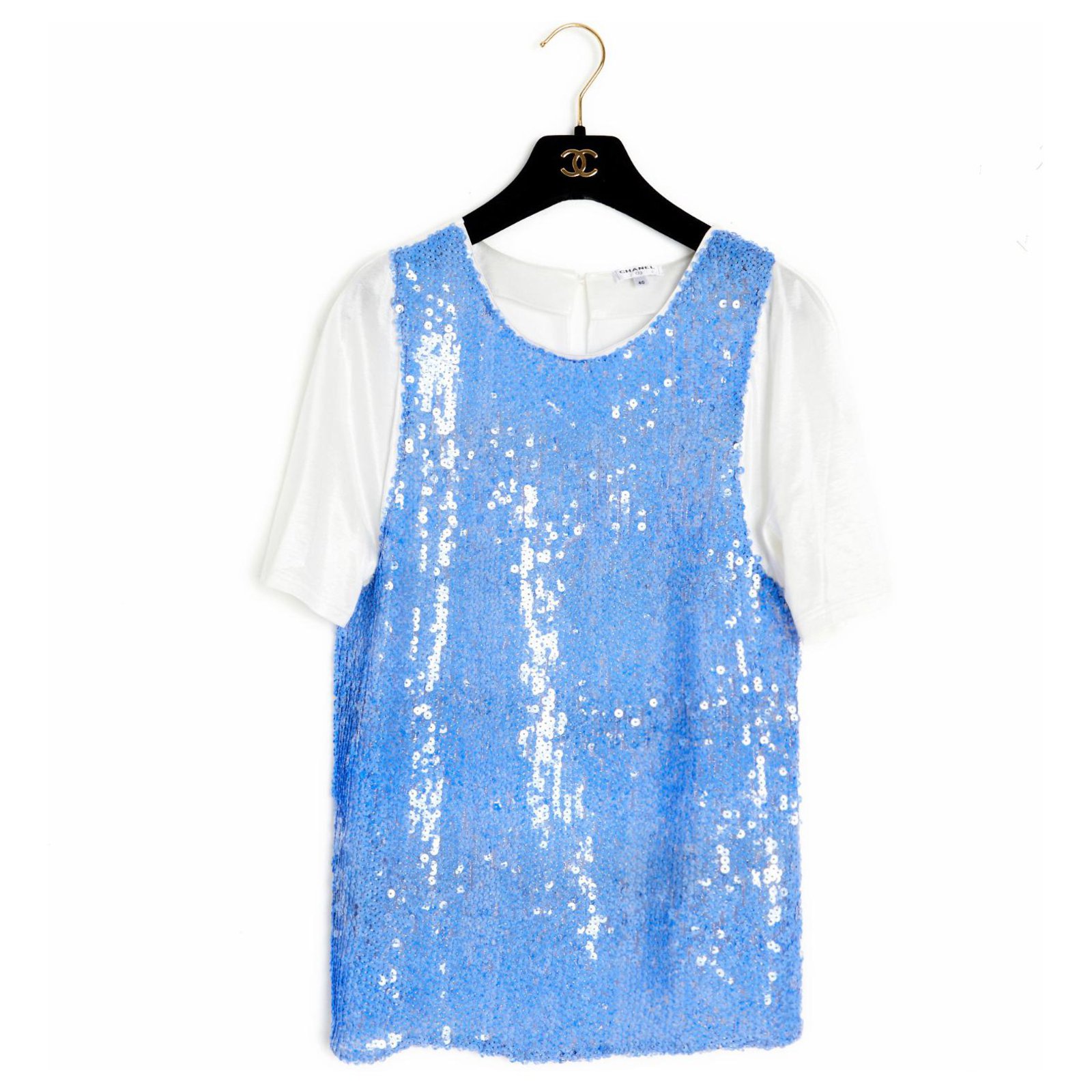 Chanel Tops Blue Viscose ref.309208 - Joli Closet