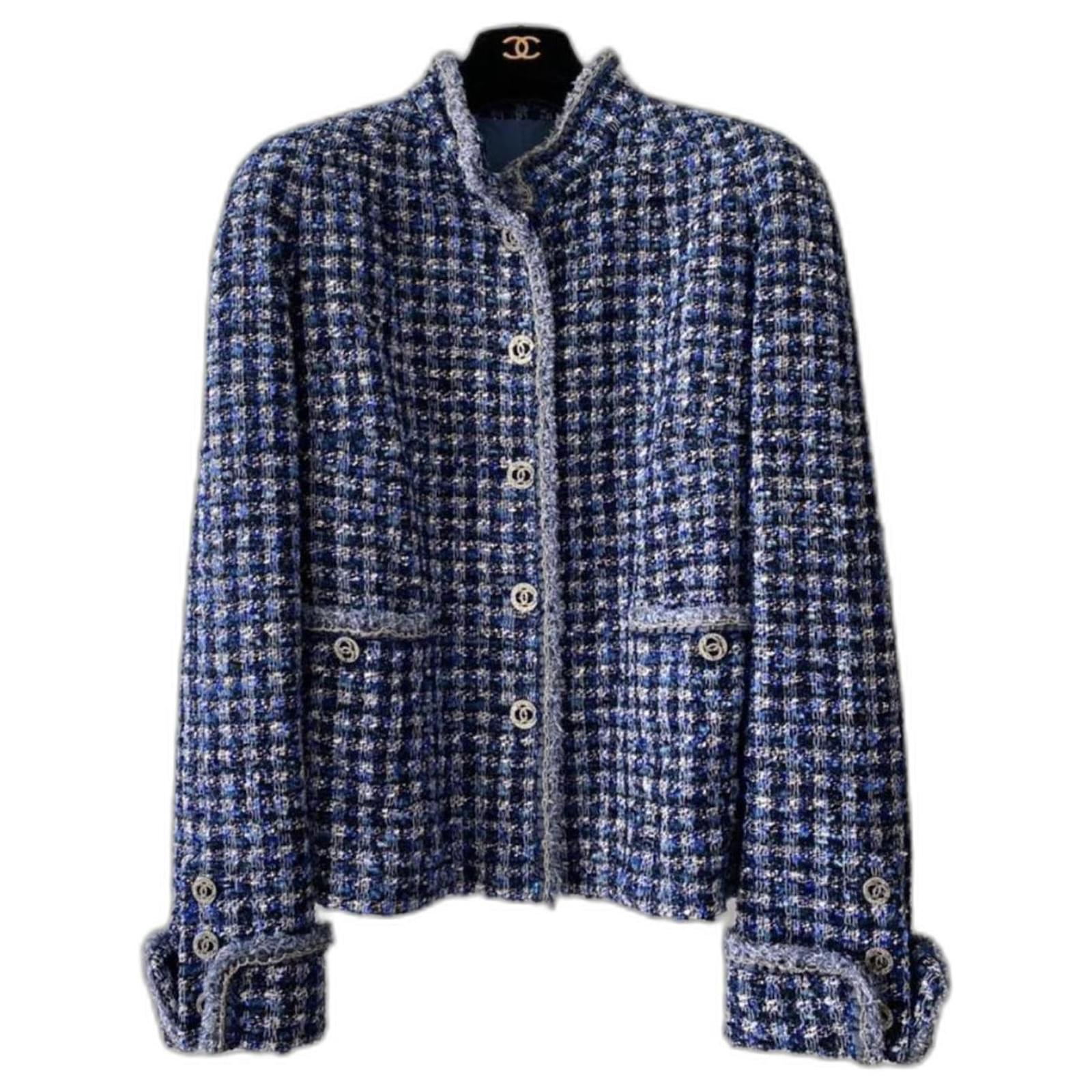 Tổng hợp hơn 64 về chanel jacket blue mới nhất  cdgdbentreeduvn