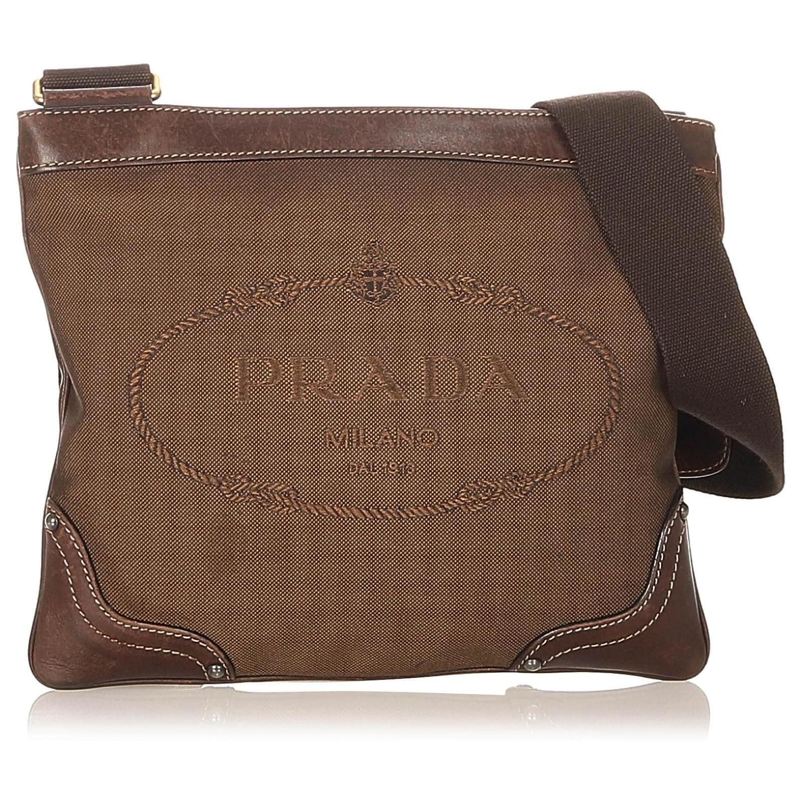 prada canvas crossbody