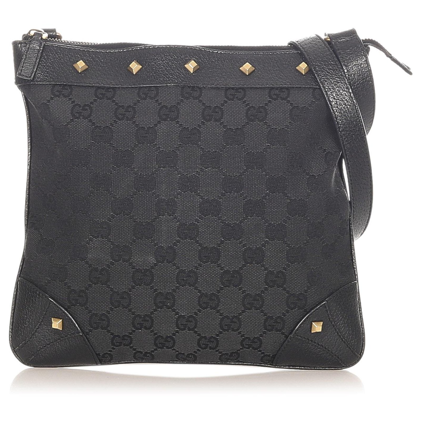 gucci black cross bolsa