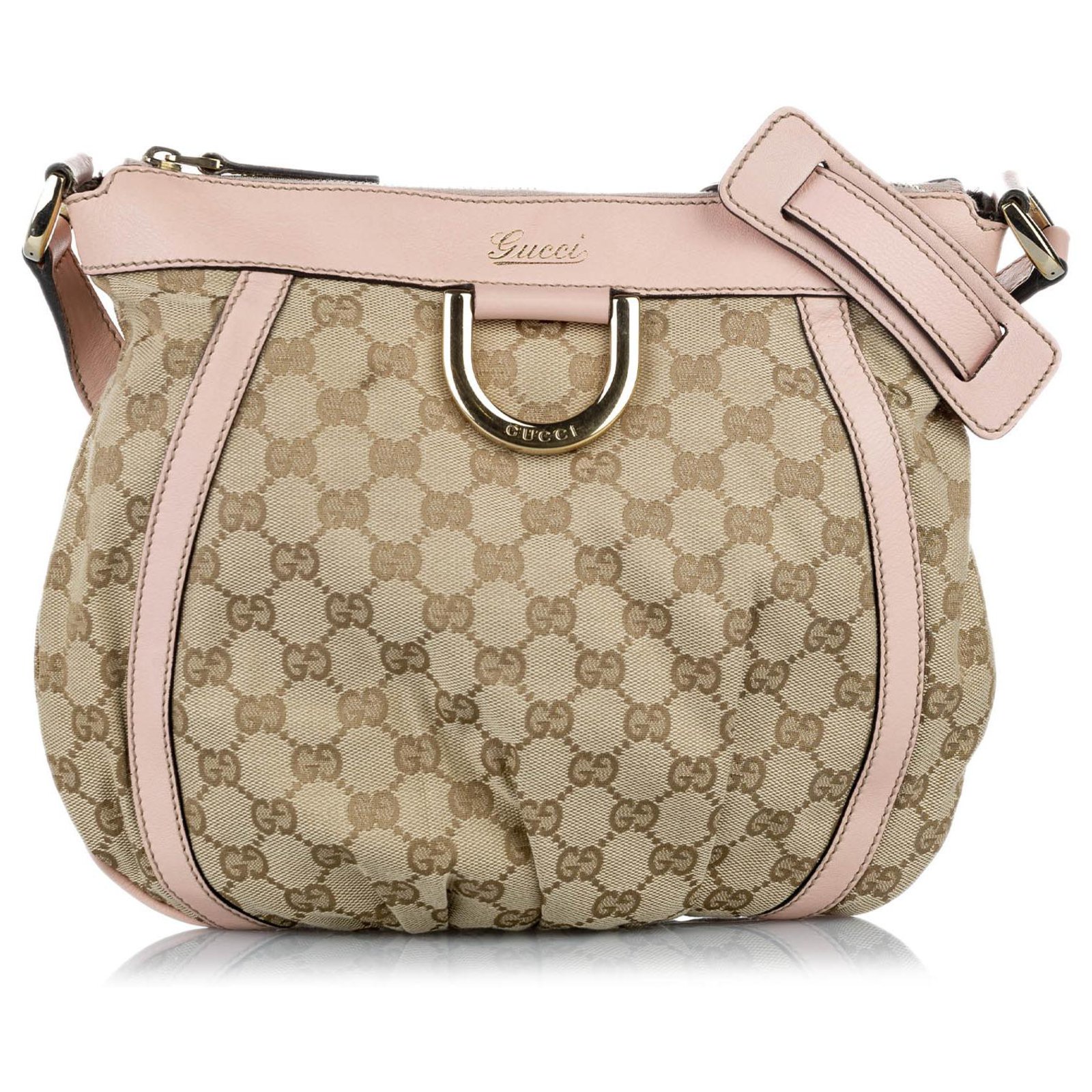 Gucci GG Canvas Abbey D-Ring Handbag, Gucci Handbags