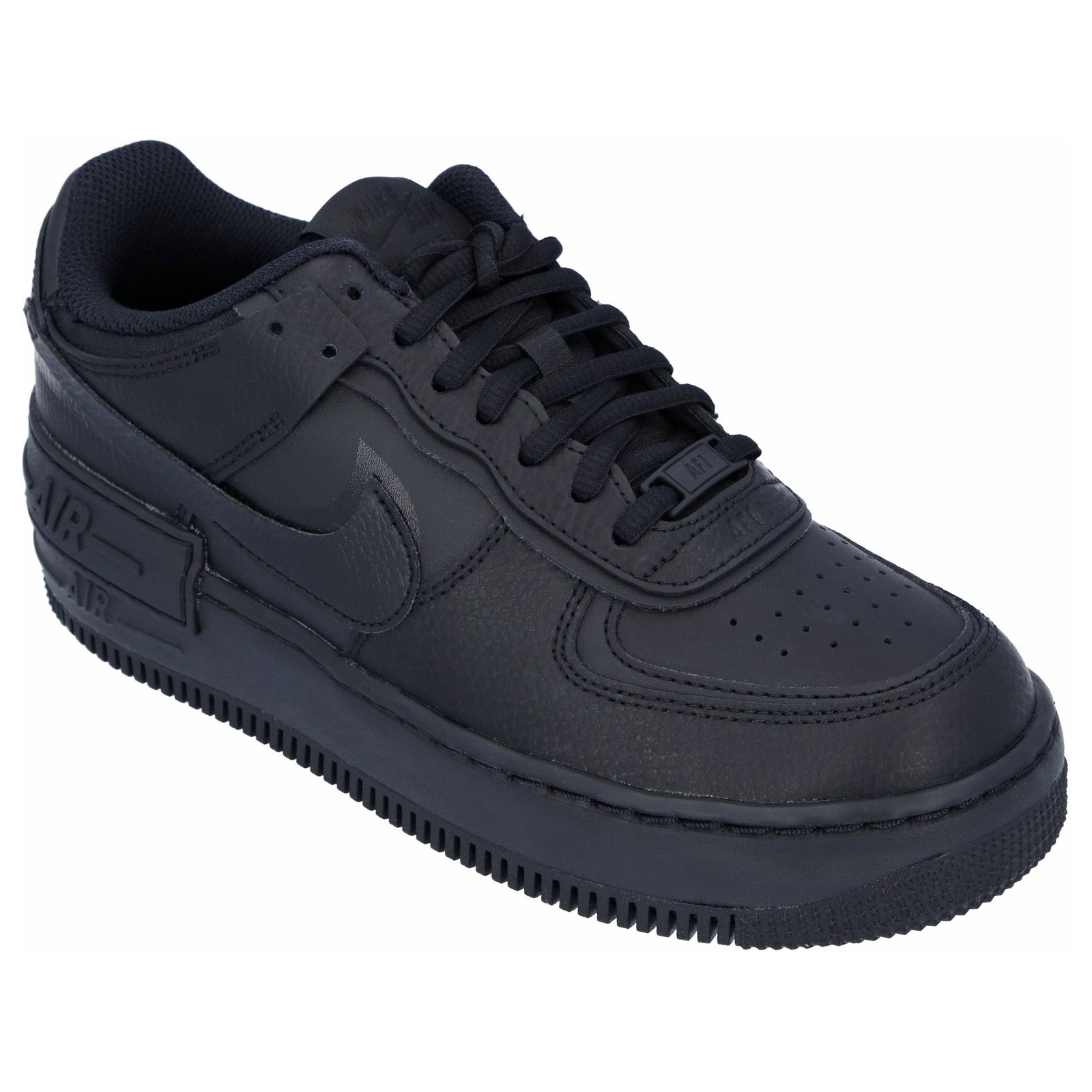 Nike Air Force 1 Shadow Black Leather ref.310351 - Joli Closet