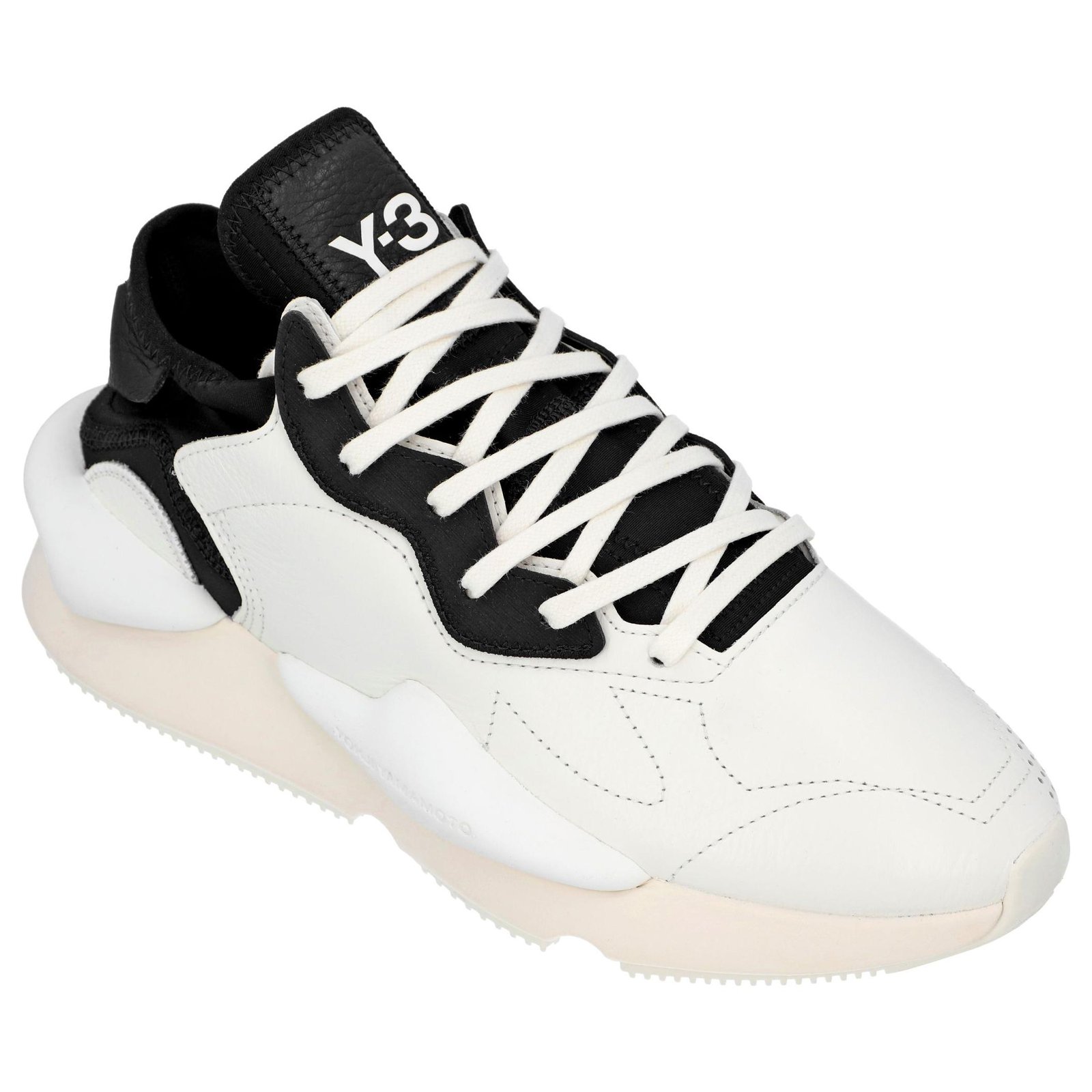 Y3 Y-3 KAIWA White Leather ref.310445 - Joli Closet