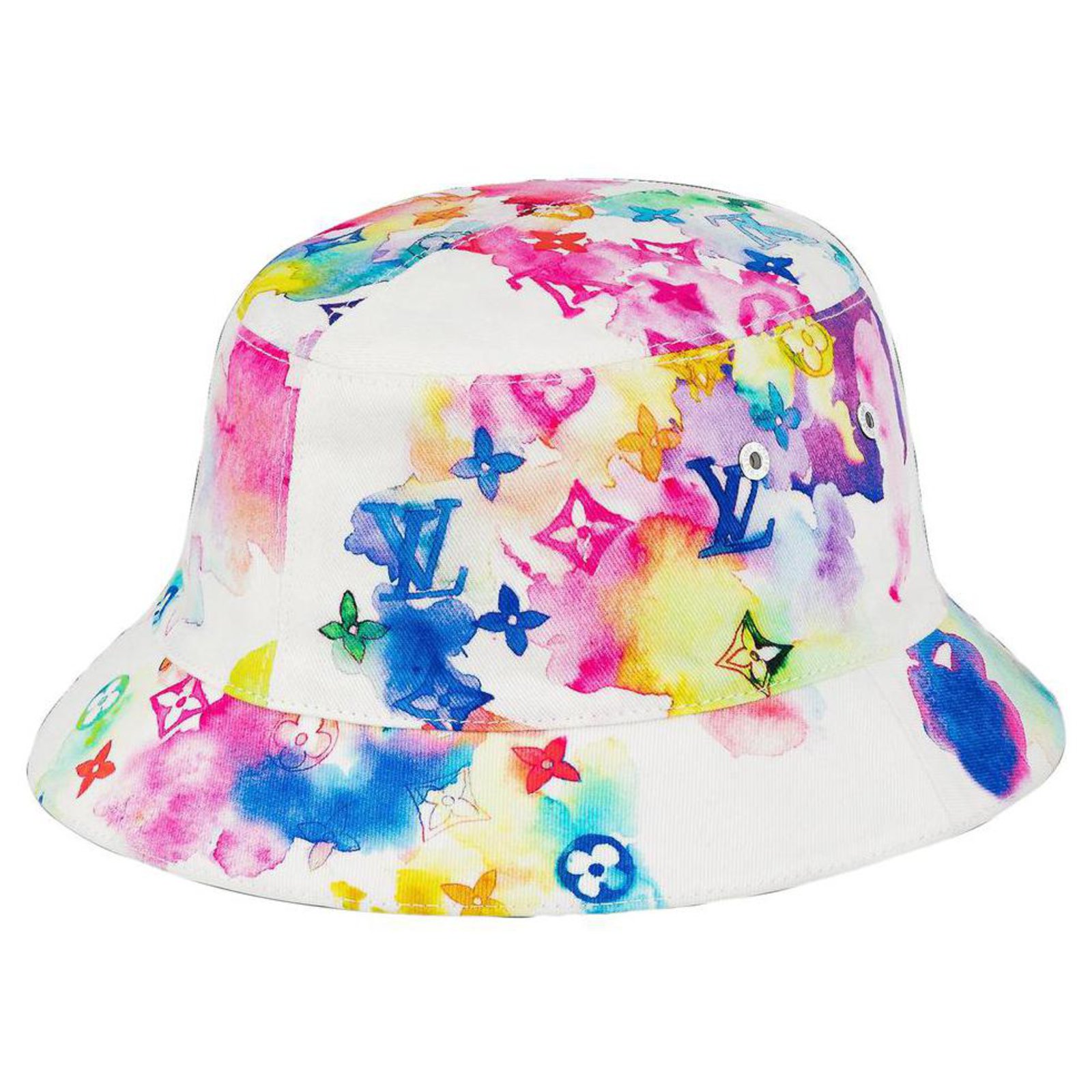 Bucket Louis Vuitton Gorra de pescador multicolor con monograma de