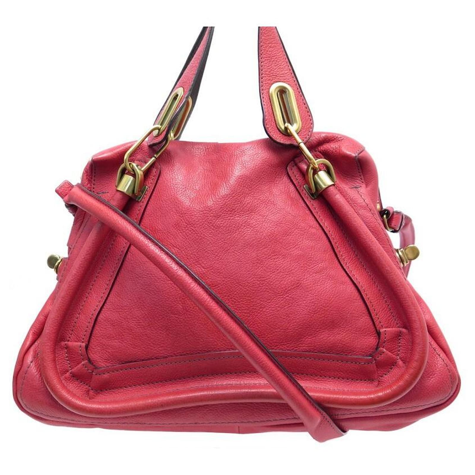 Bolsa Chloé Faye Couro Cinza Claro - Peguei Bode