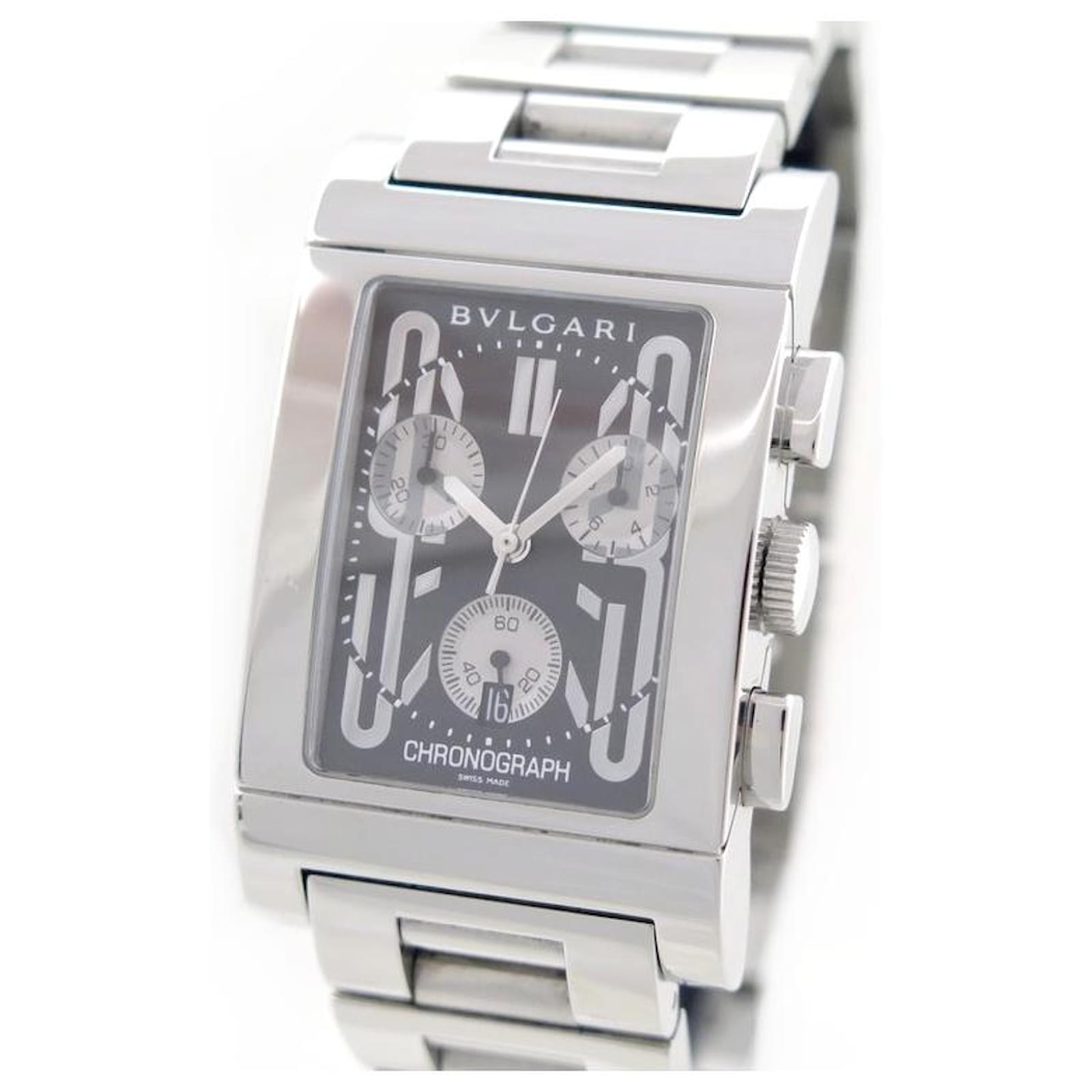 relogio bvlgari rettangolo