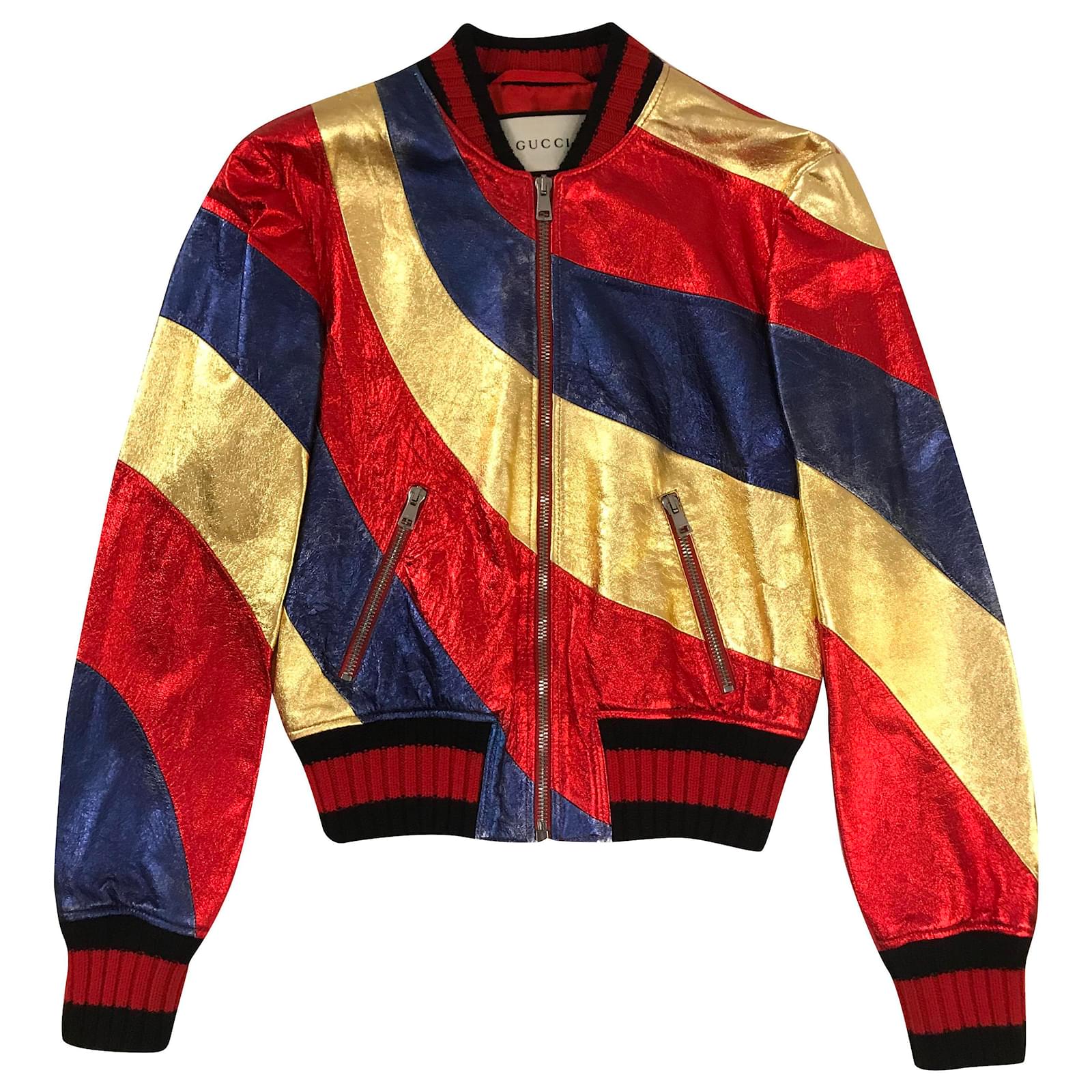 gucci metallic jacket