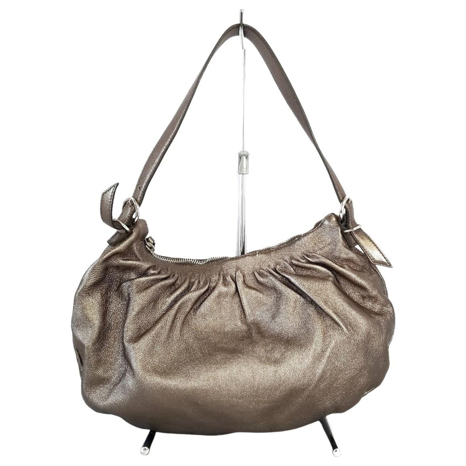Miu Miu Shoulder Bag Brown Leather ref.312523 - Joli Closet