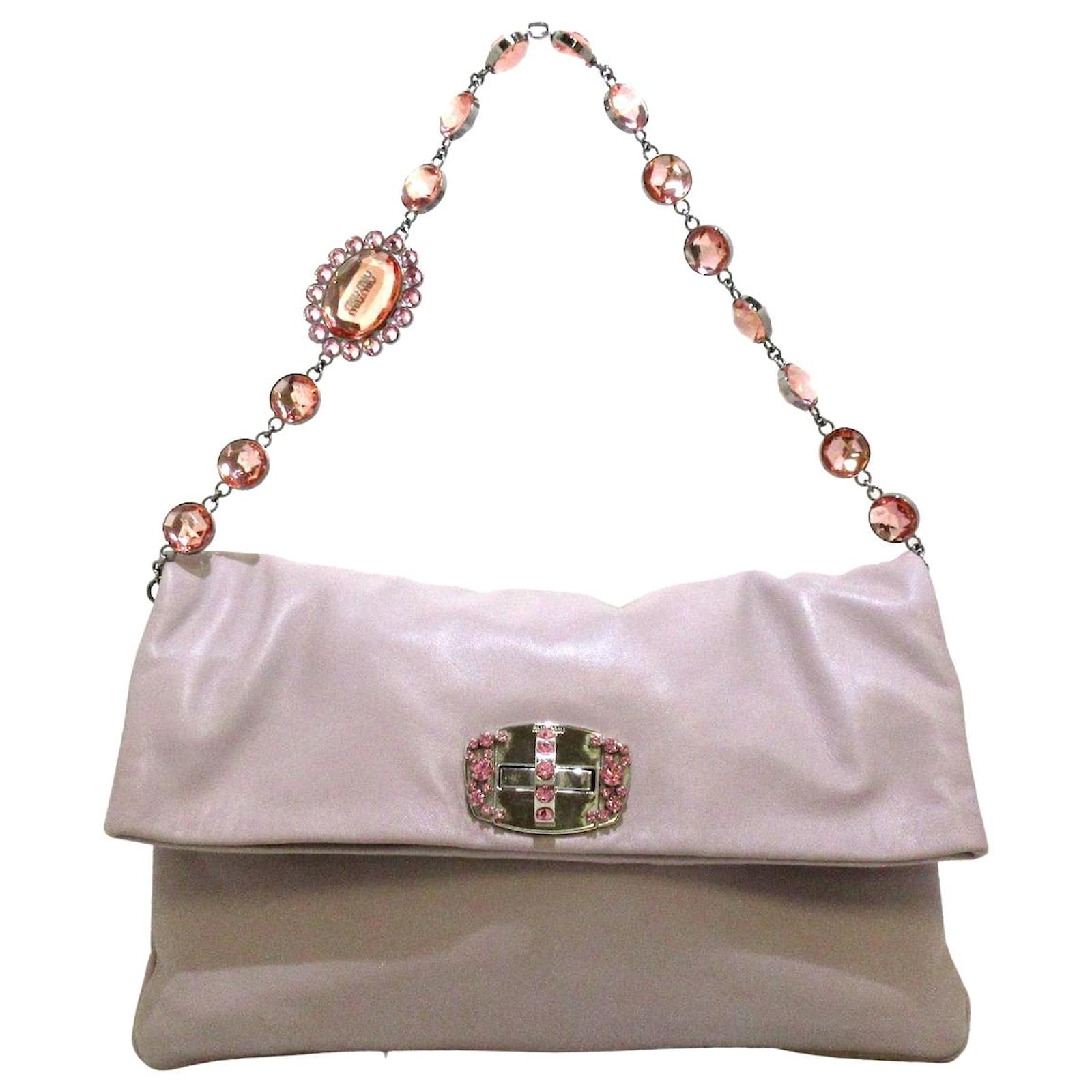 Borsa a tracolla Miu Miu Rosa Pelle ref.312540 - Joli Closet