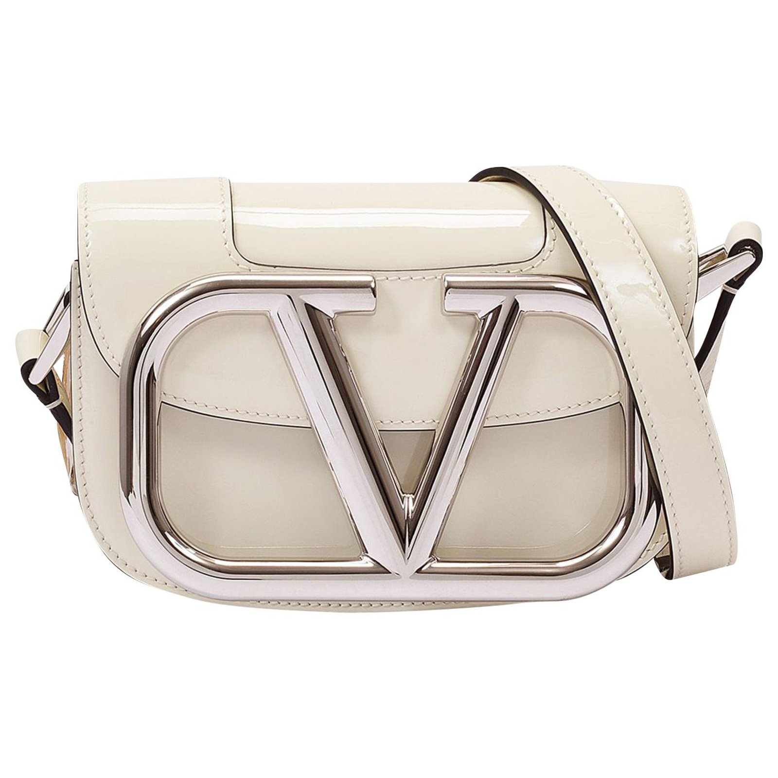 Shoulder bags Valentino Garavani - Vring shiny leather shoulder